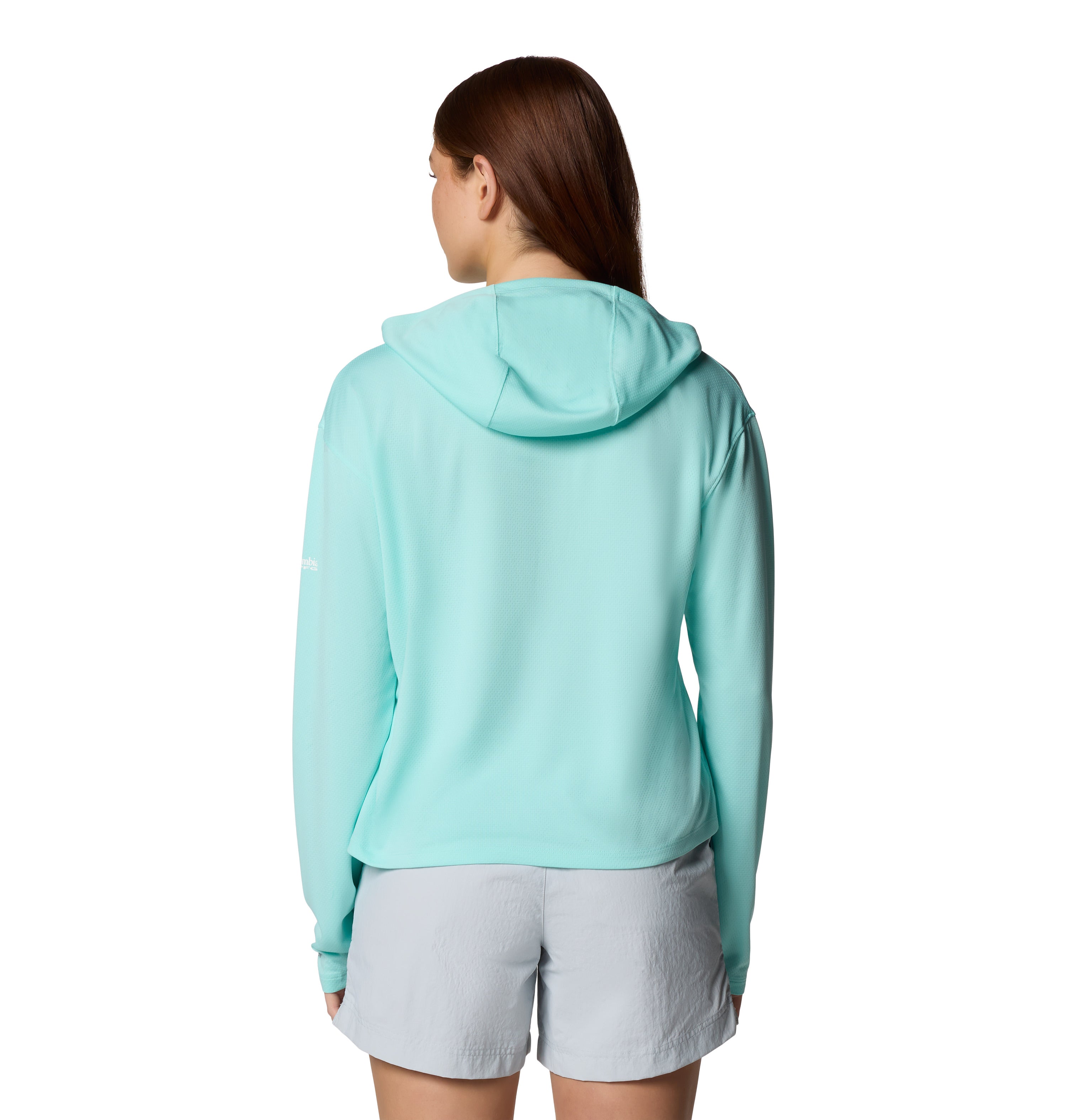 Playera con capucha para mujer Columbia PFG Solar Stream