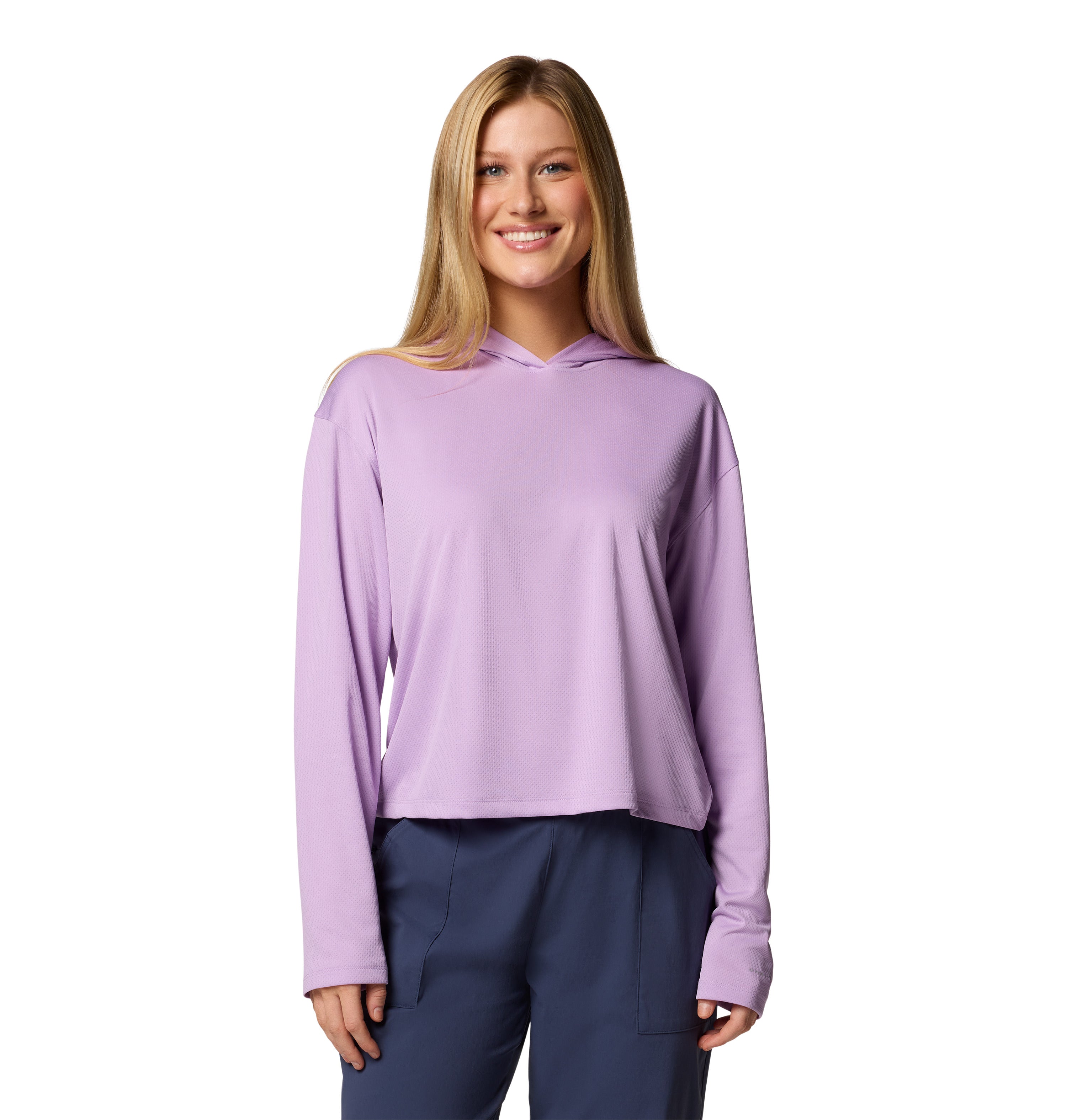 Playera con capucha para mujer Columbia PFG Solar Stream