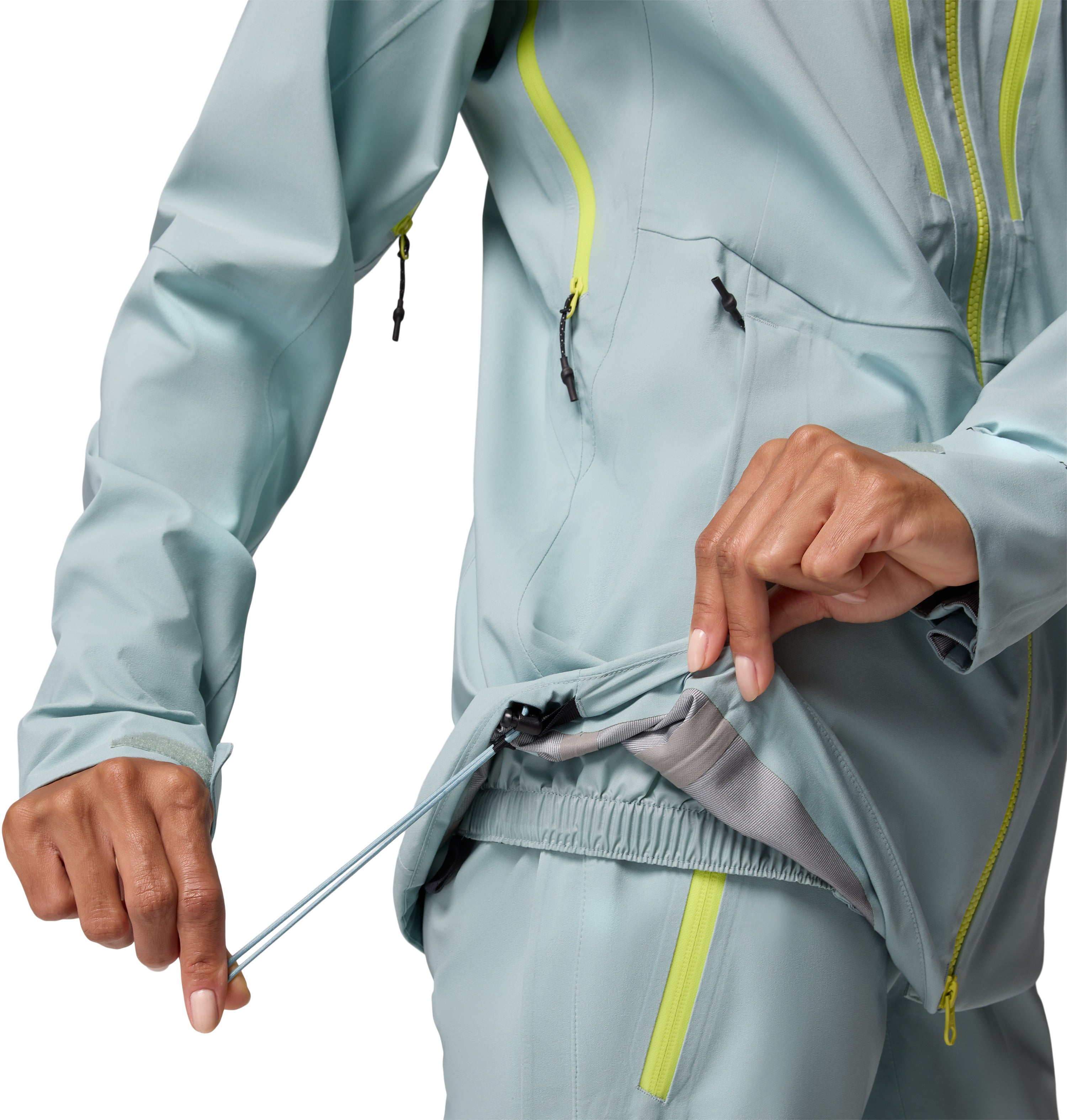 Chamarra impermeable para mujer Columbia Platinum Peak II 3L Shell