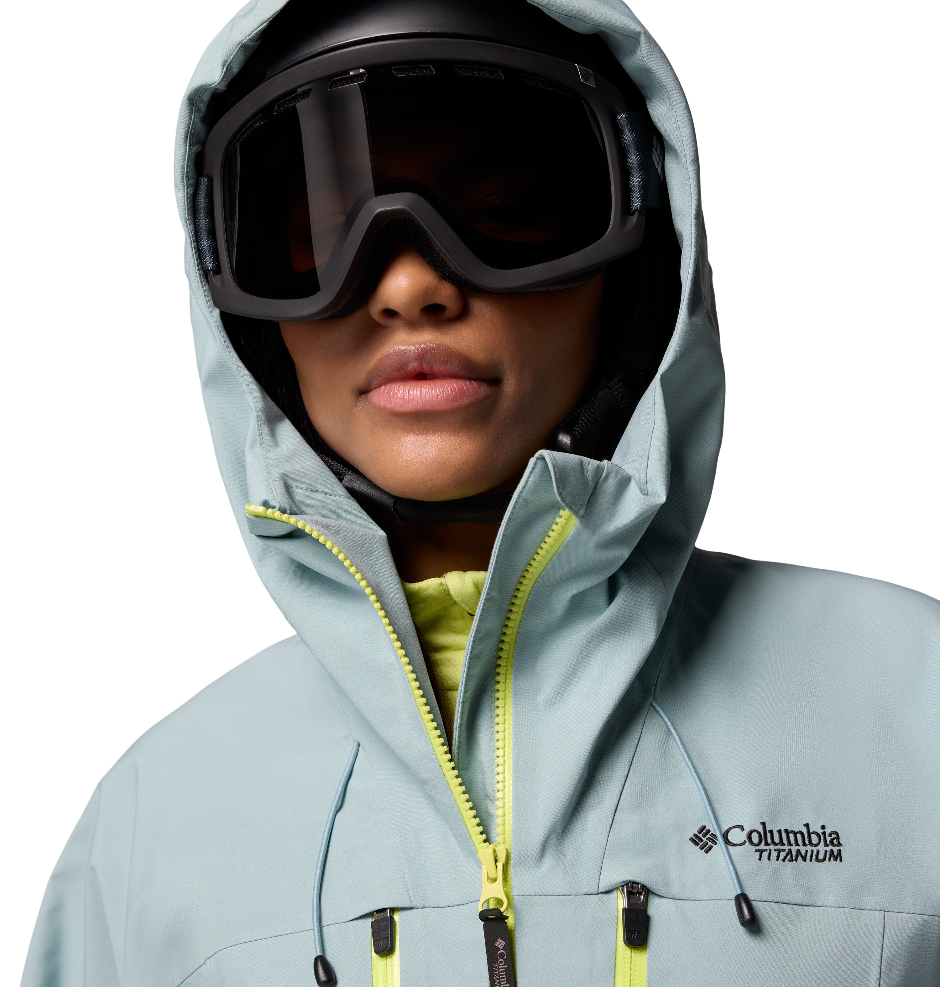 Chamarra impermeable para mujer Columbia Platinum Peak II 3L Shell