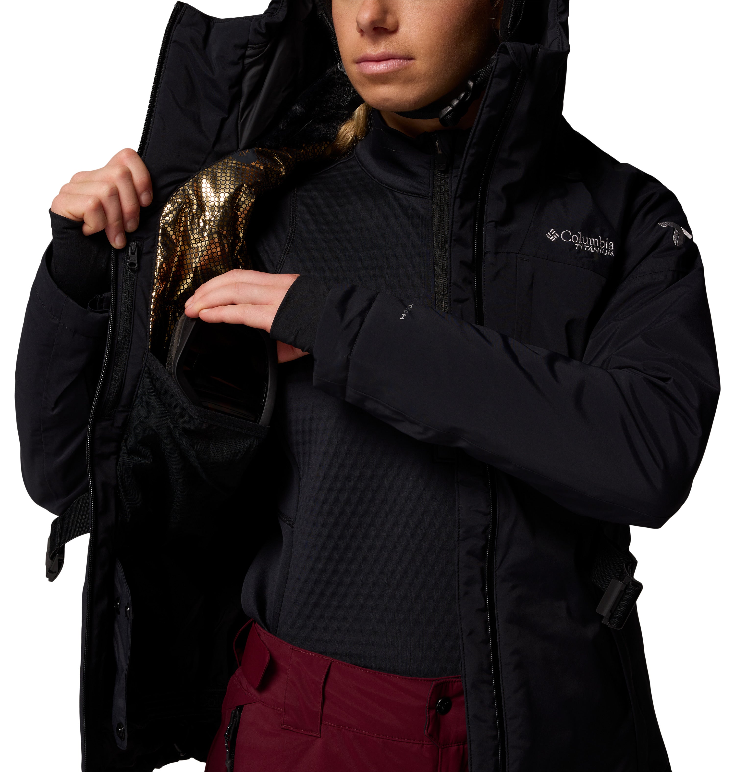 Chamarra impermeable para mujer Columbia Cirque Bowl Insulated