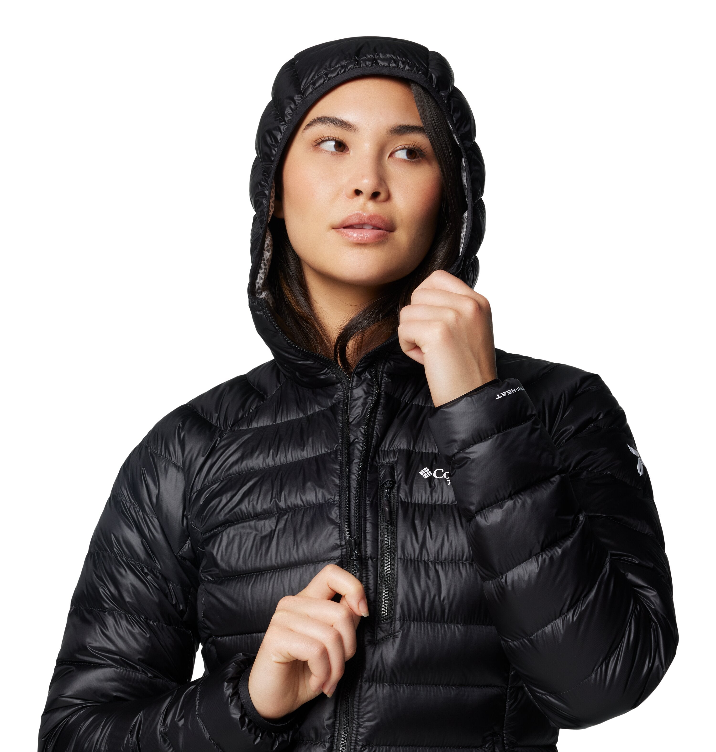 Chamarra con gorro para mujer Columbia Arctic Crest Down
