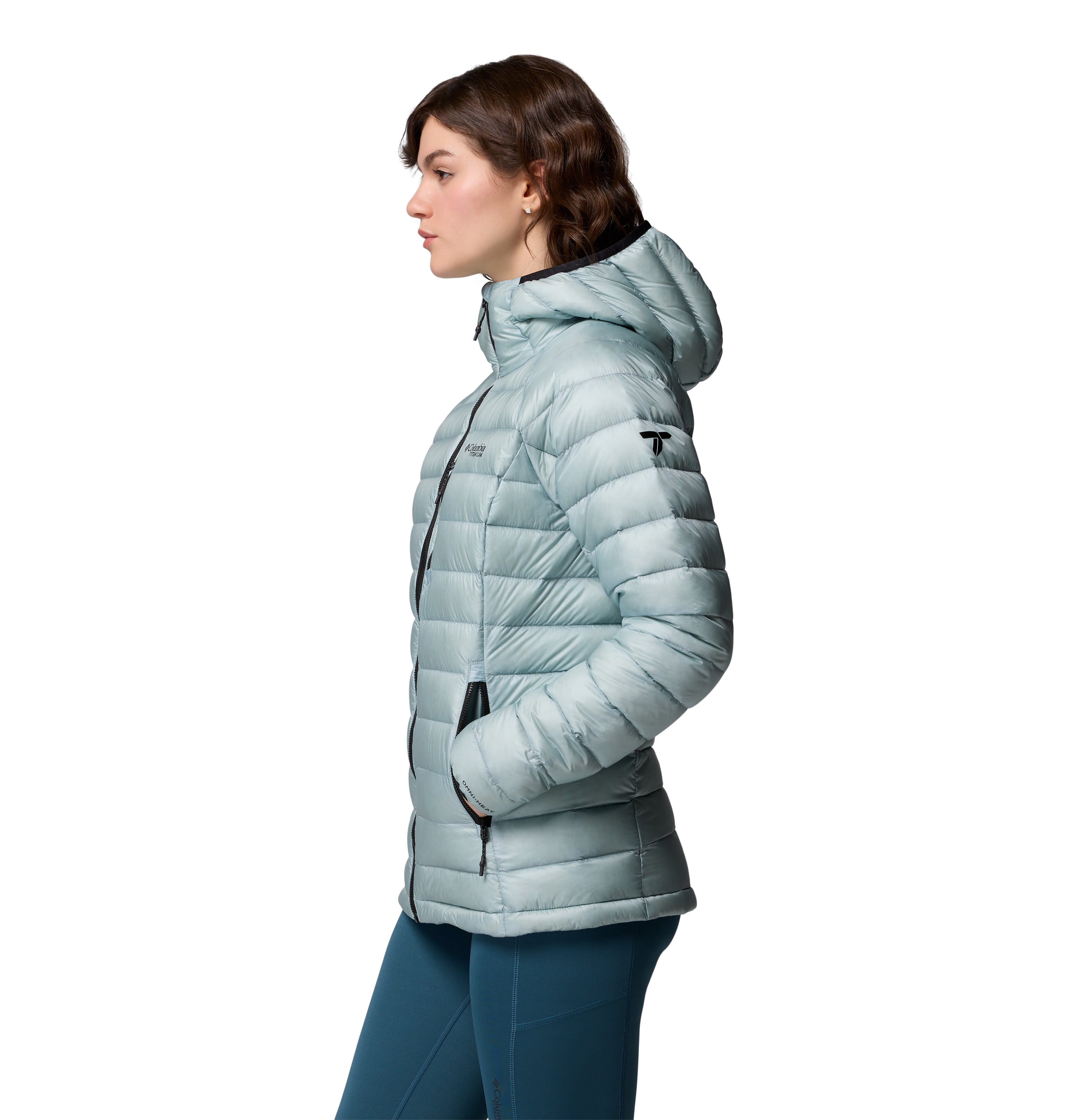 Chamarra con gorro para mujer Columbia Arctic Crest Down