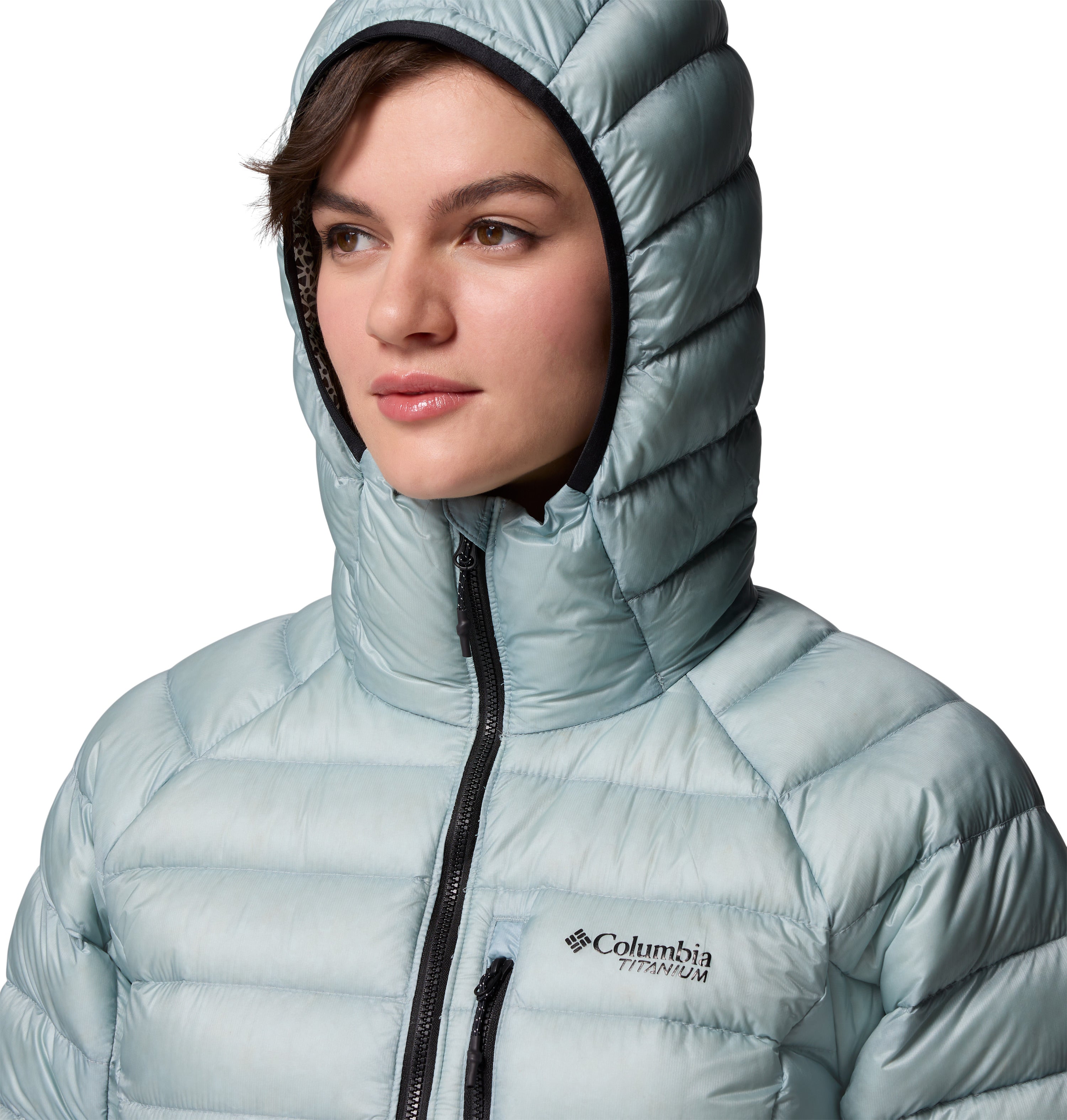Chamarra con gorro para mujer Columbia Arctic Crest Down