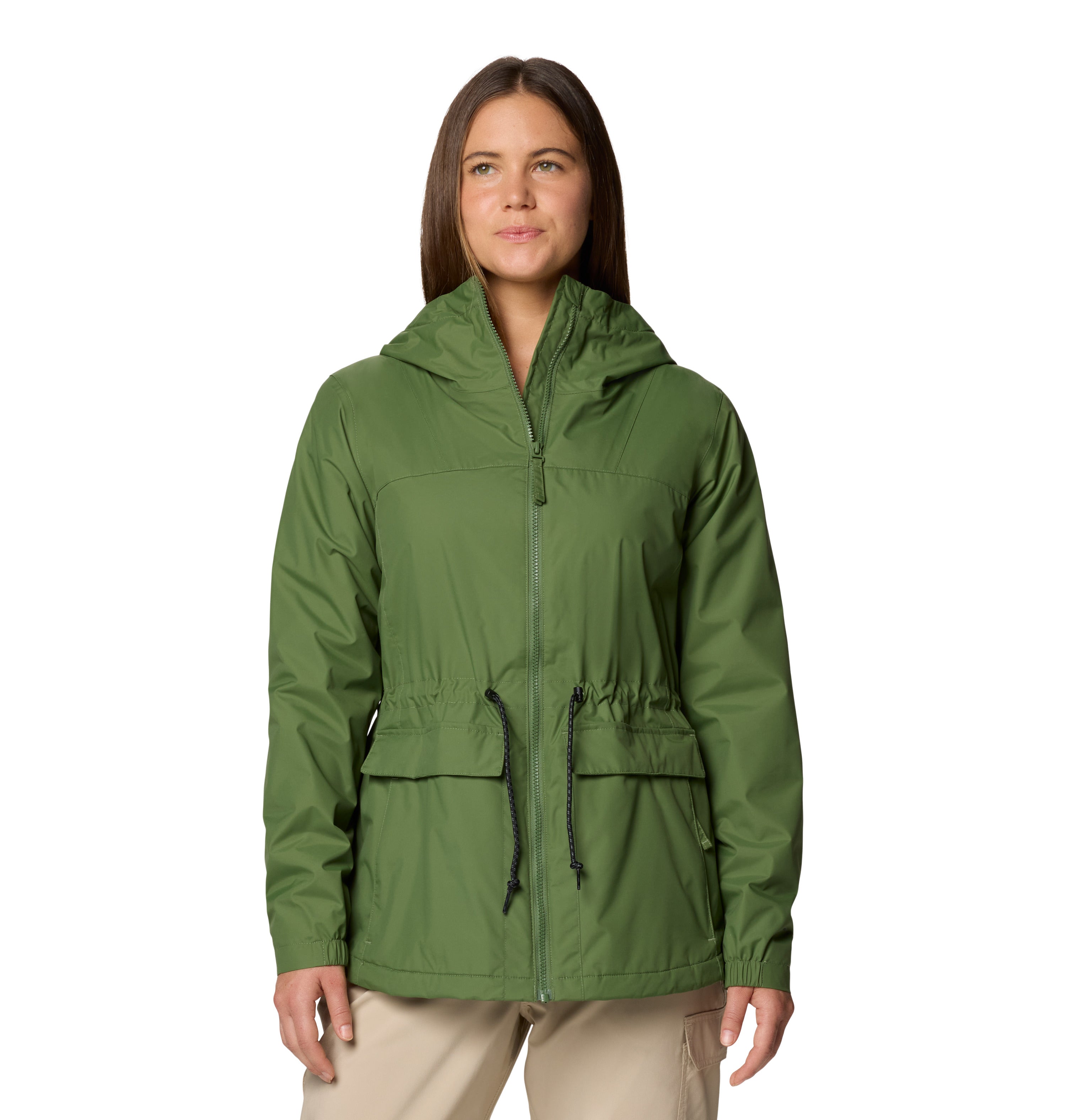 CHAMARRA MUJER COLUMBIA SWEETCREEK II LINED RAIN JACKET XS VERDE