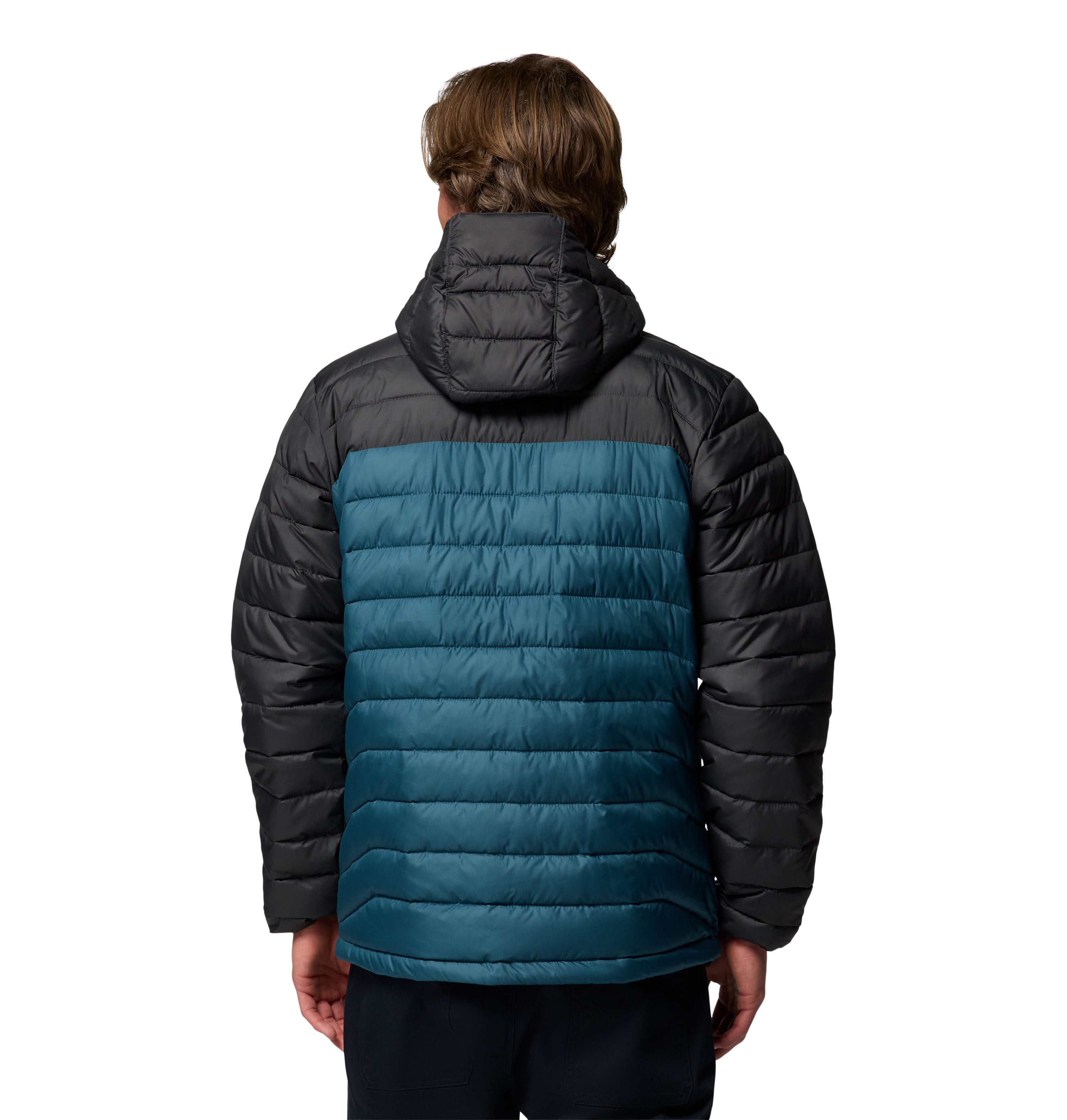 Chamarra con gorro para hombre Columbia Powder Lite II