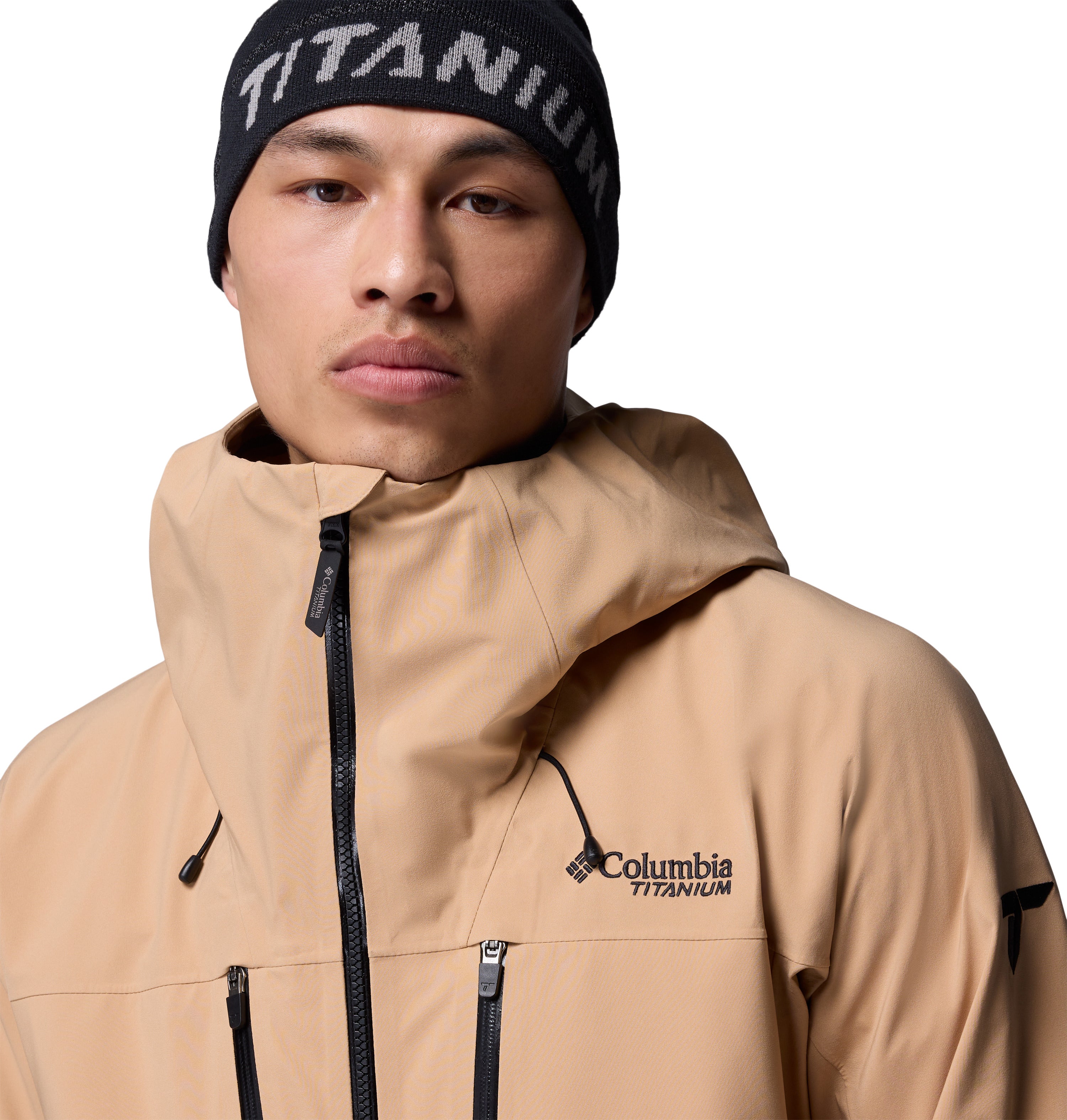 Chamarra impermeable para hombre Columbia Platinum Peak II 3L Shell