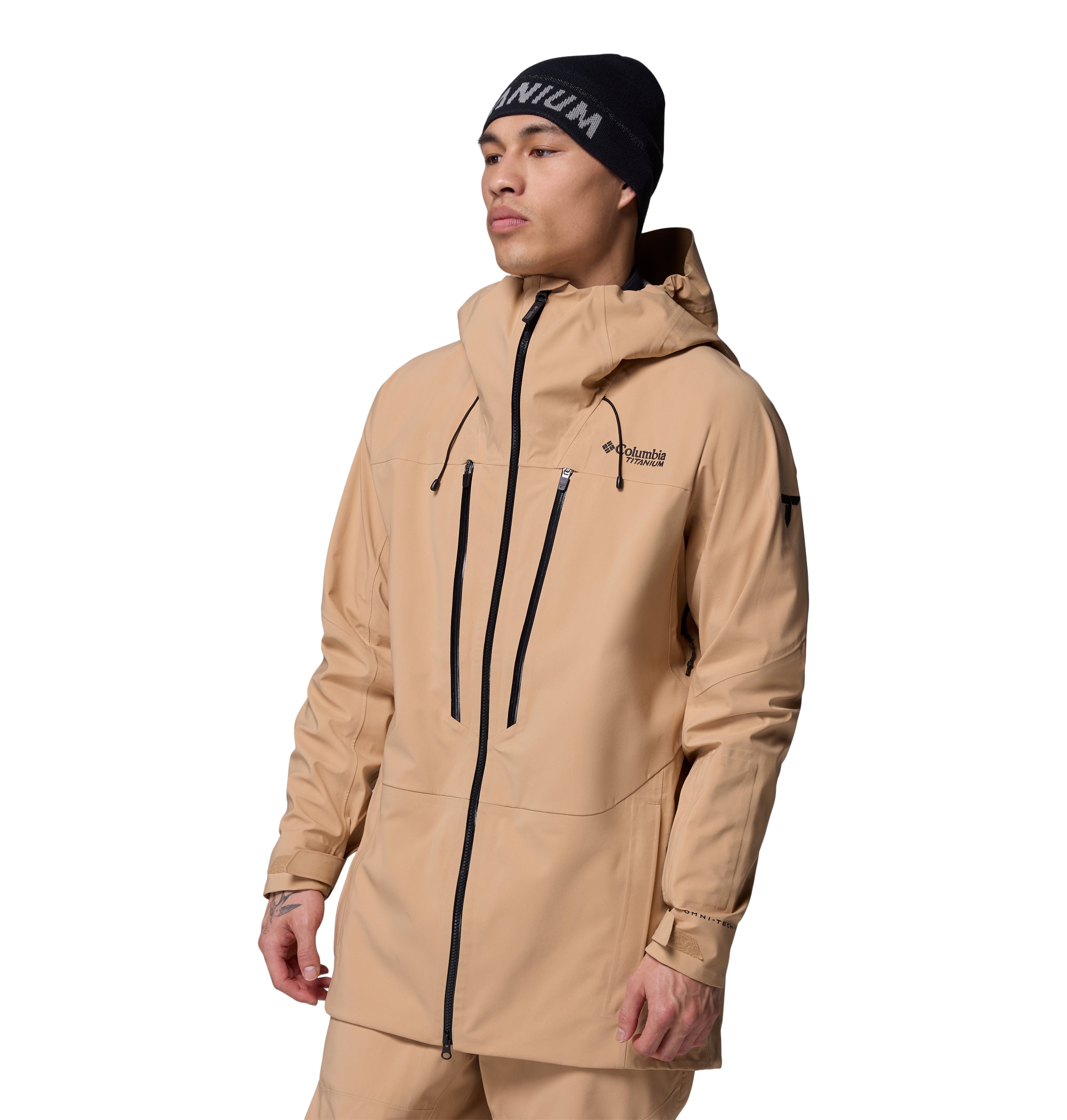 Chamarra impermeable para hombre Columbia Platinum Peak II 3L Shell