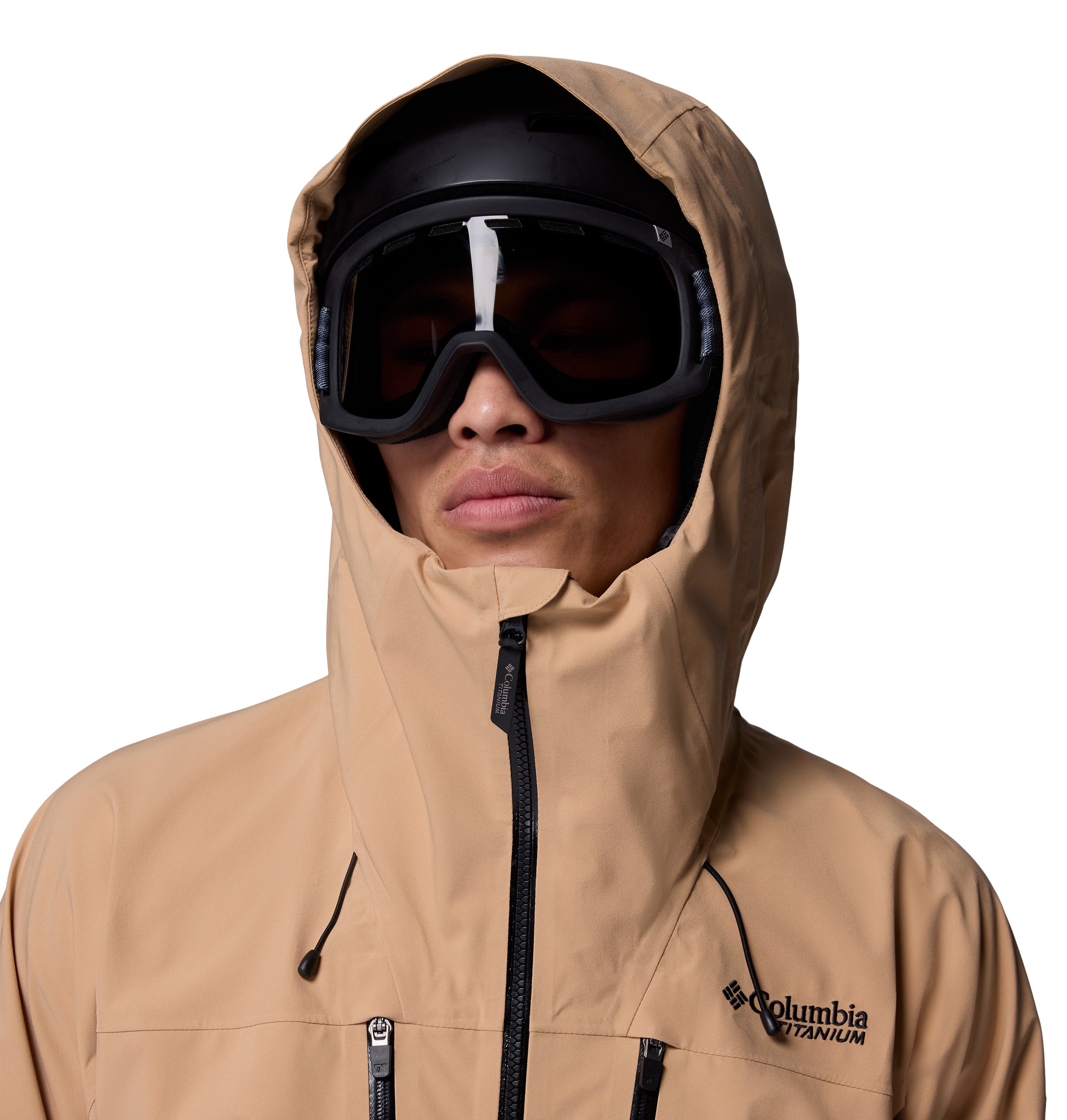 Chamarra impermeable para hombre Columbia Platinum Peak II 3L Shell