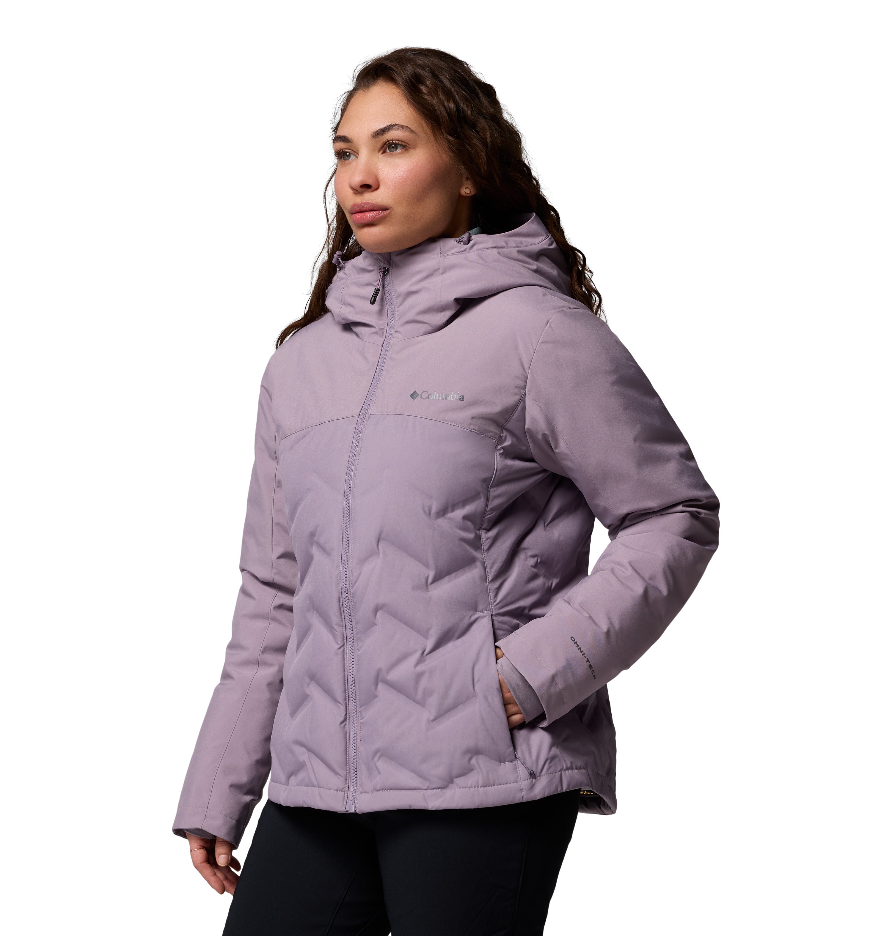 Chamarra acolchada con gorro para mujer Columbia Grand Trek III Down