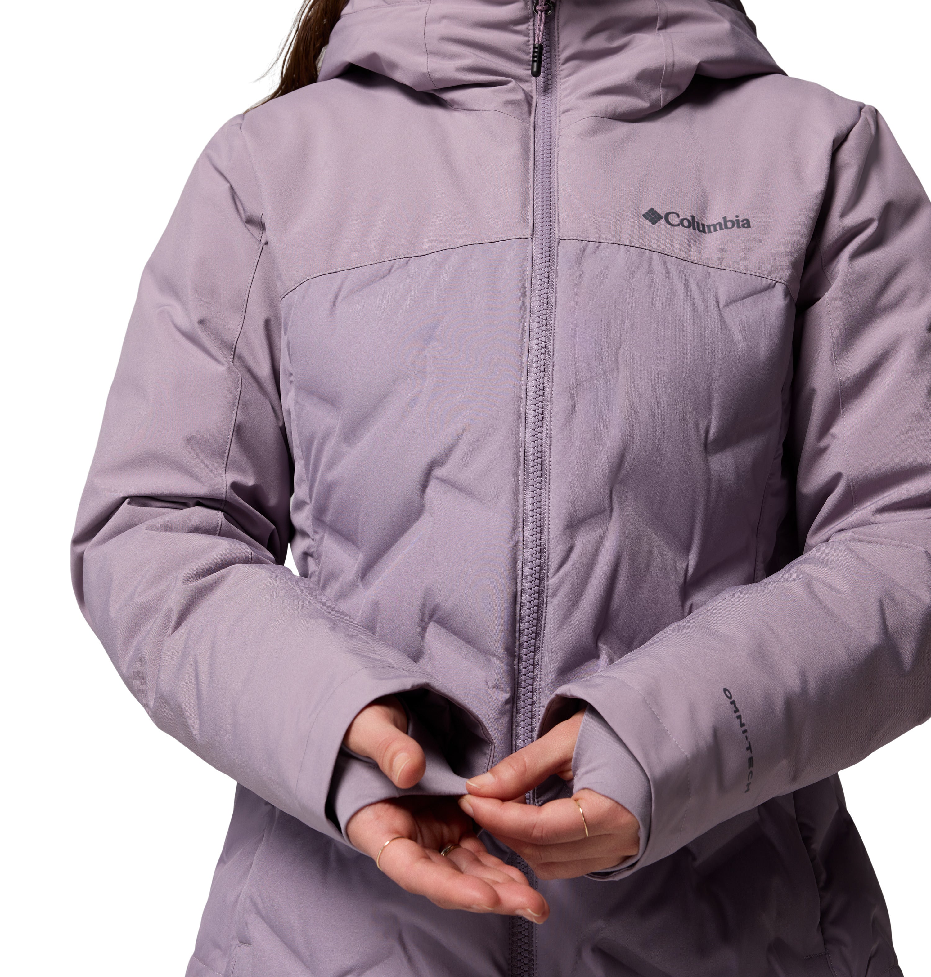 Chamarra acolchada con gorro para mujer Columbia Grand Trek III Down