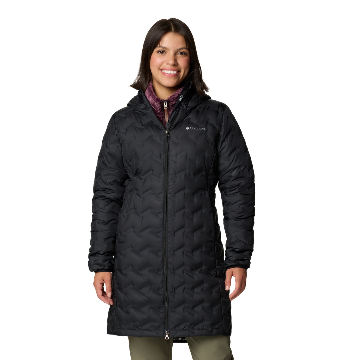 Chamarra Térmica Larga para Mujer Columbia Delta Ridge II Long Down Jacket