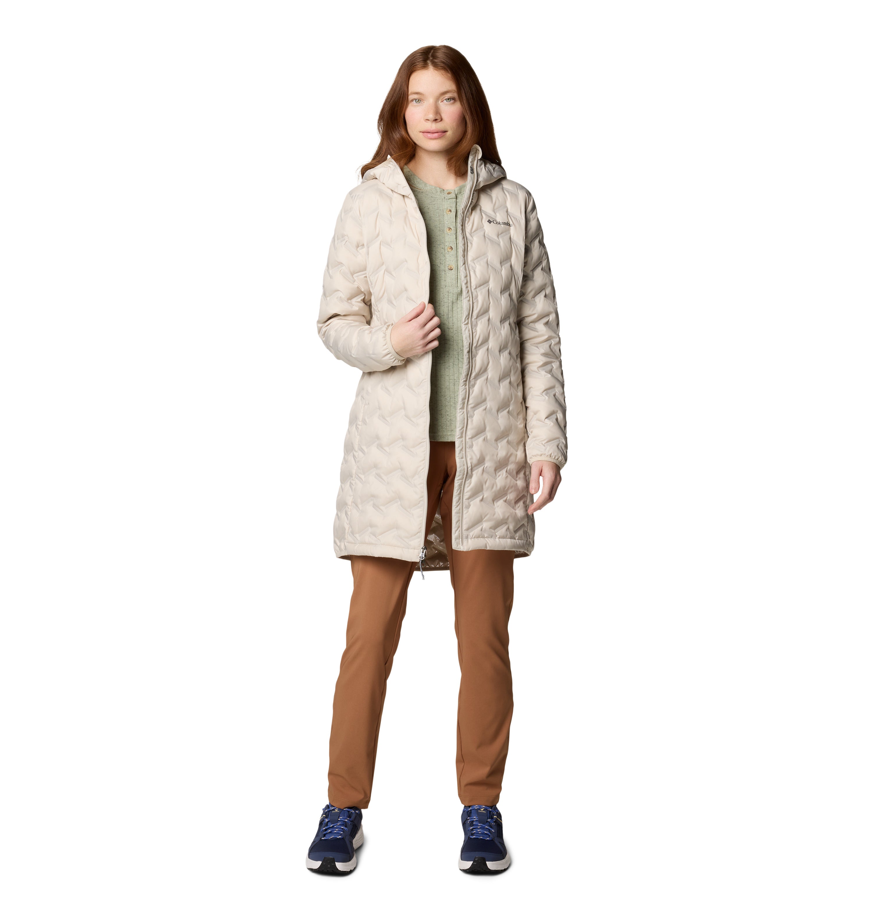 Chamarra para mujer Columbia Delta Ridge II Long Down Jacket