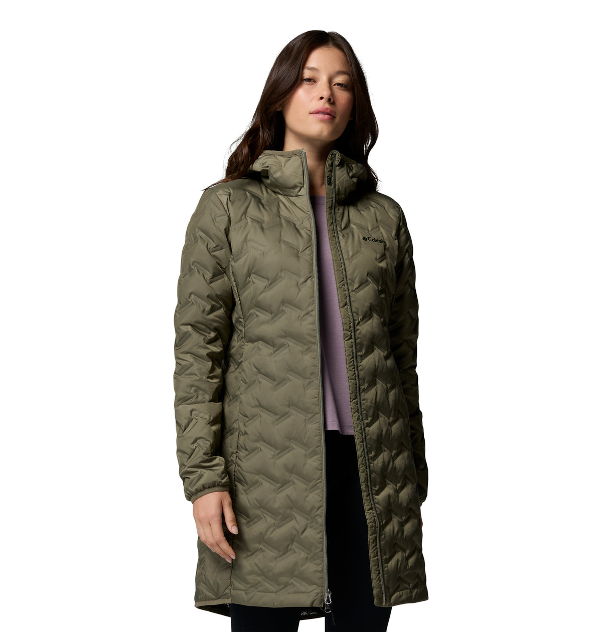 Chamarra Térmica para Mujer Columbia Delta Ridge II Long Down Jacket