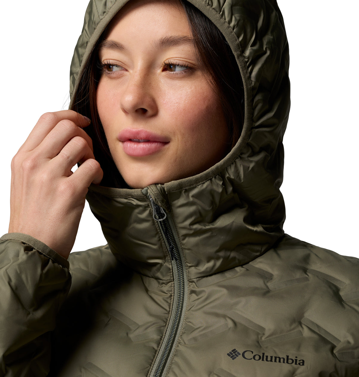 Chamarra Térmica para Mujer Columbia Delta Ridge II Long Down Jacket