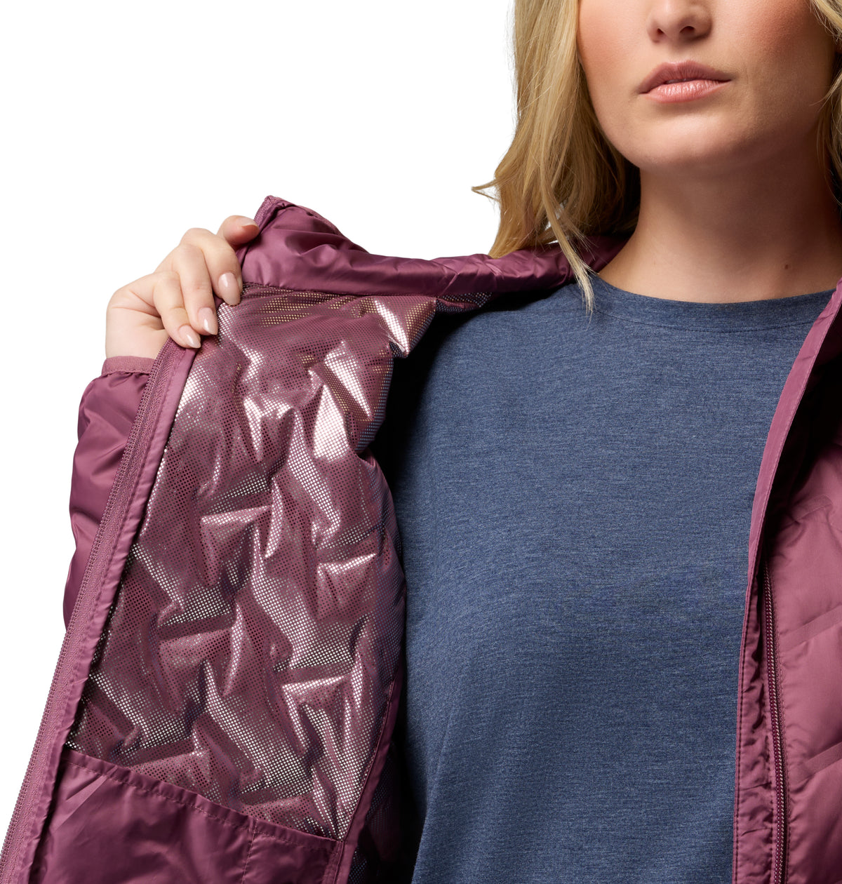 Chamarra Térmica para Mujer Columbia Delta Ridge II Long Down Jacket
