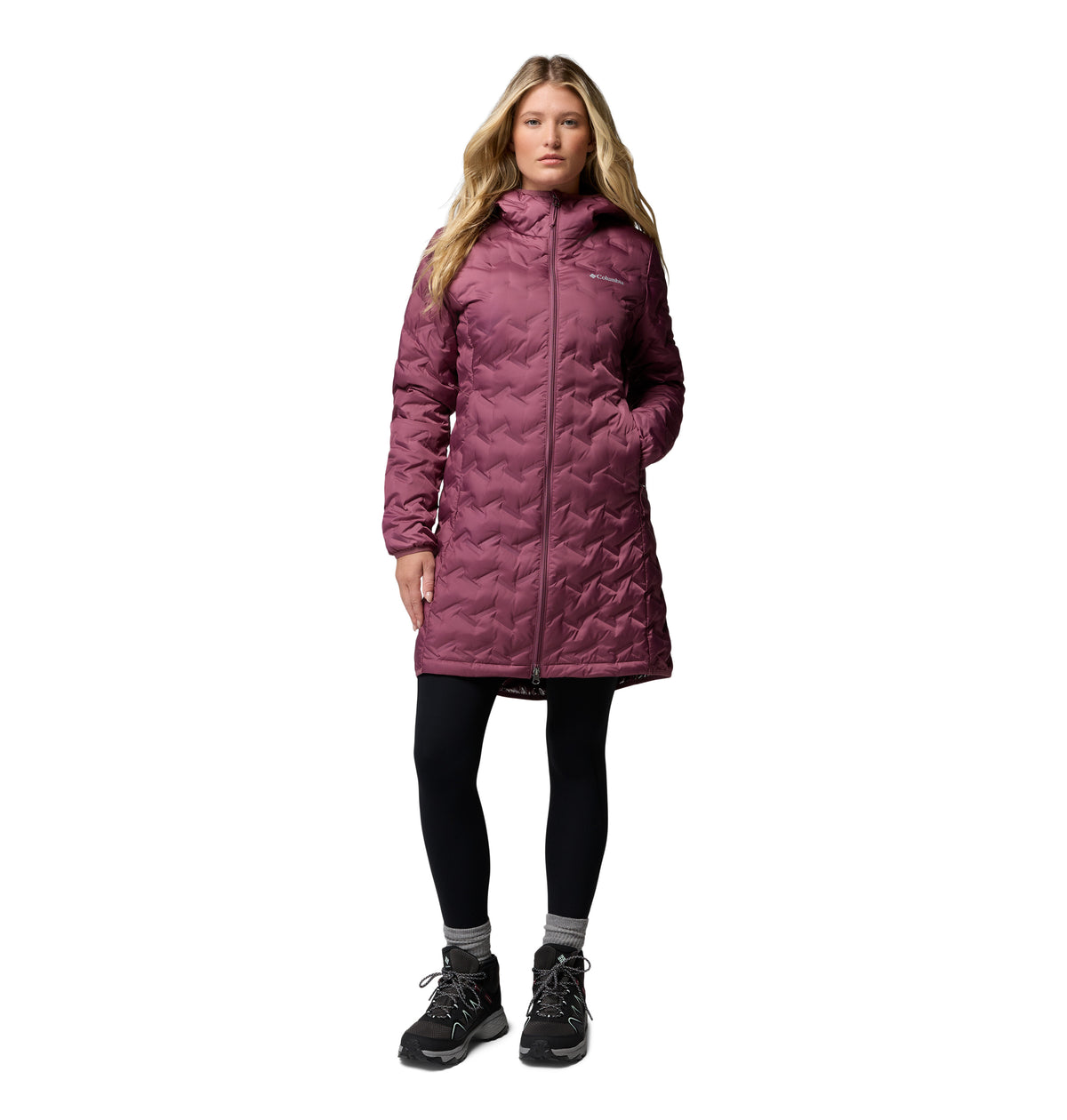 Chamarra Térmica para Mujer Columbia Delta Ridge II Long Down Jacket