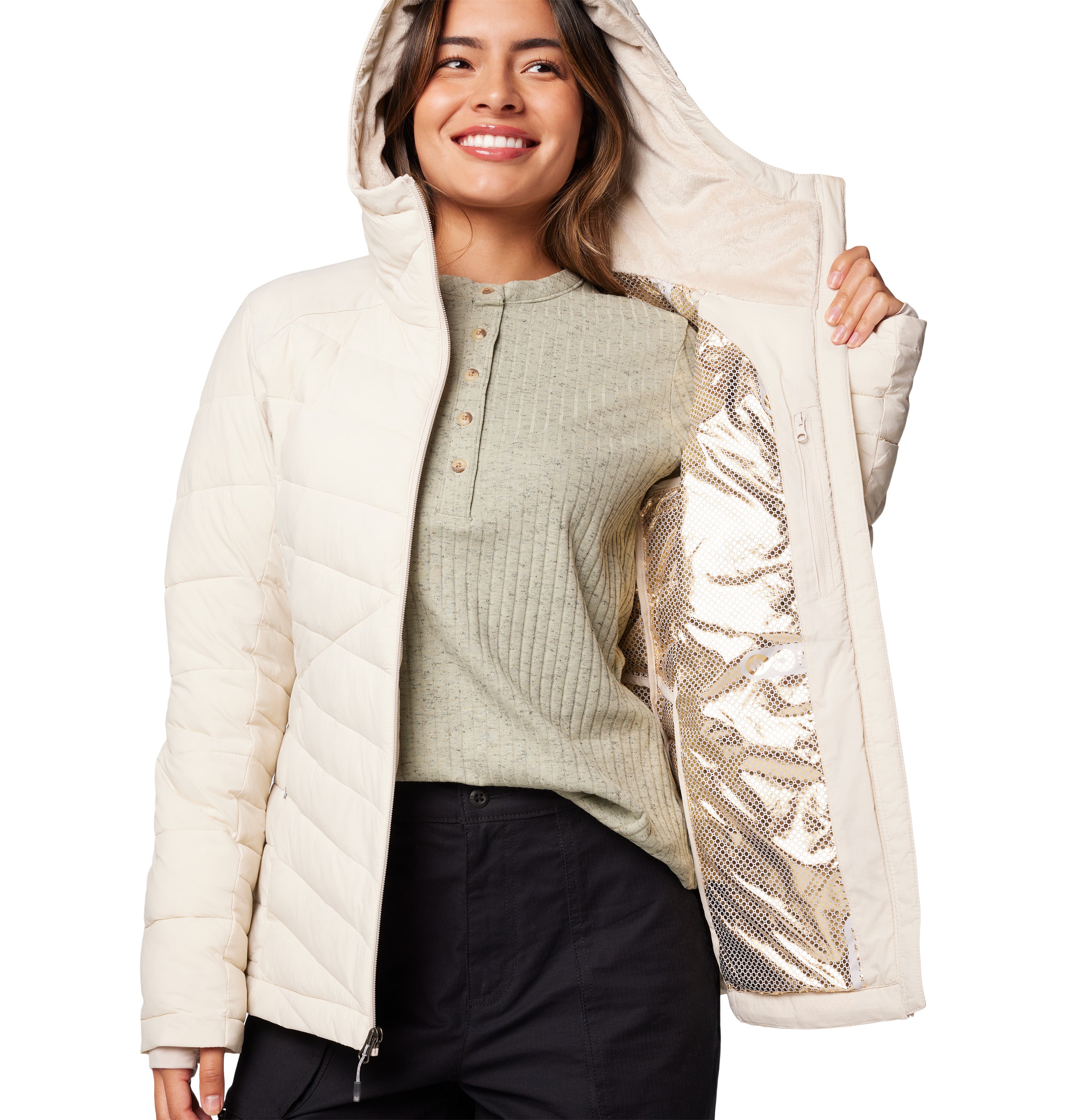 Chamarra con gorro para mujer Columbia Joy Peak II