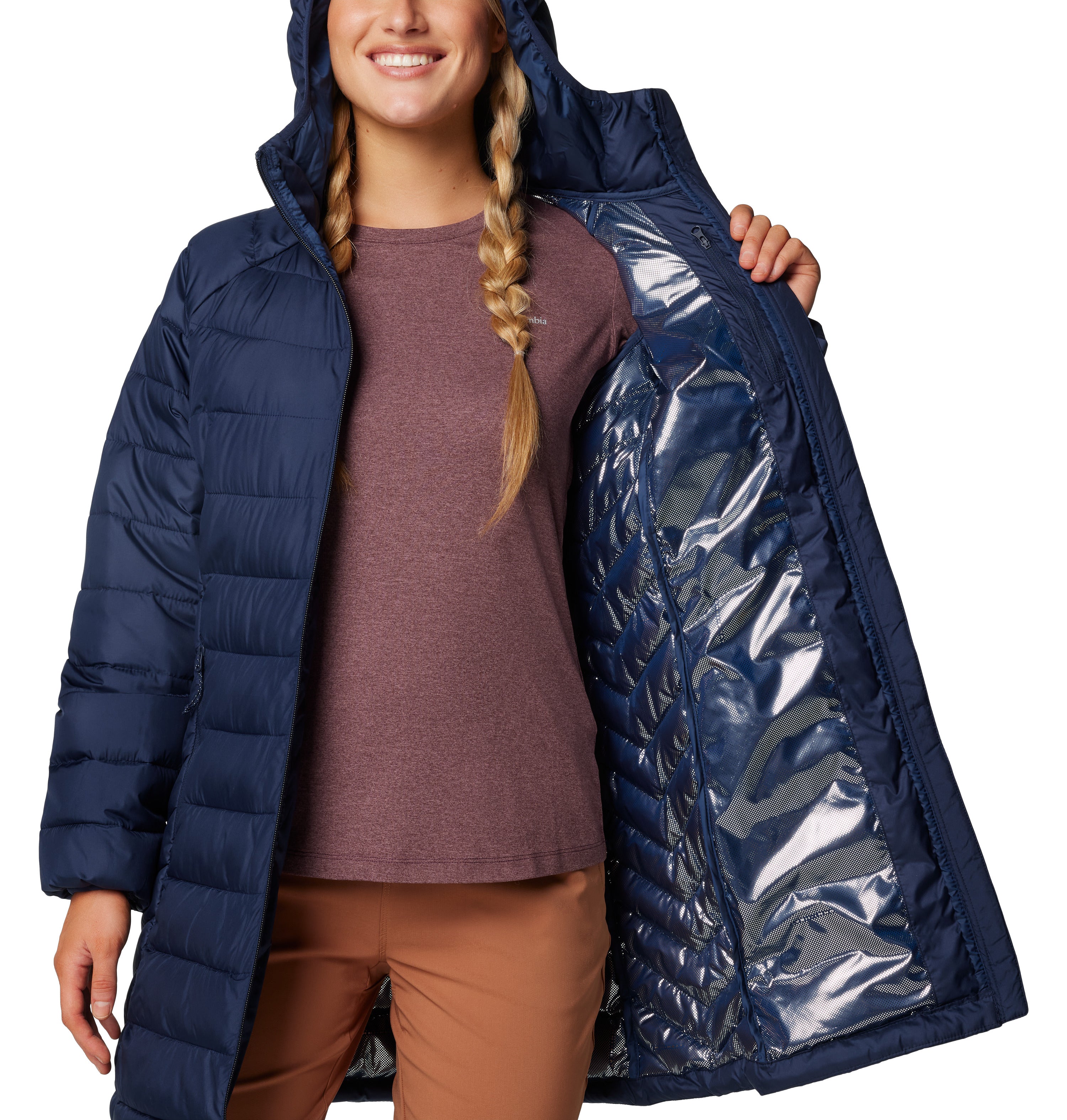 Chamarra para mujer Columbia Powder Lite II Mid