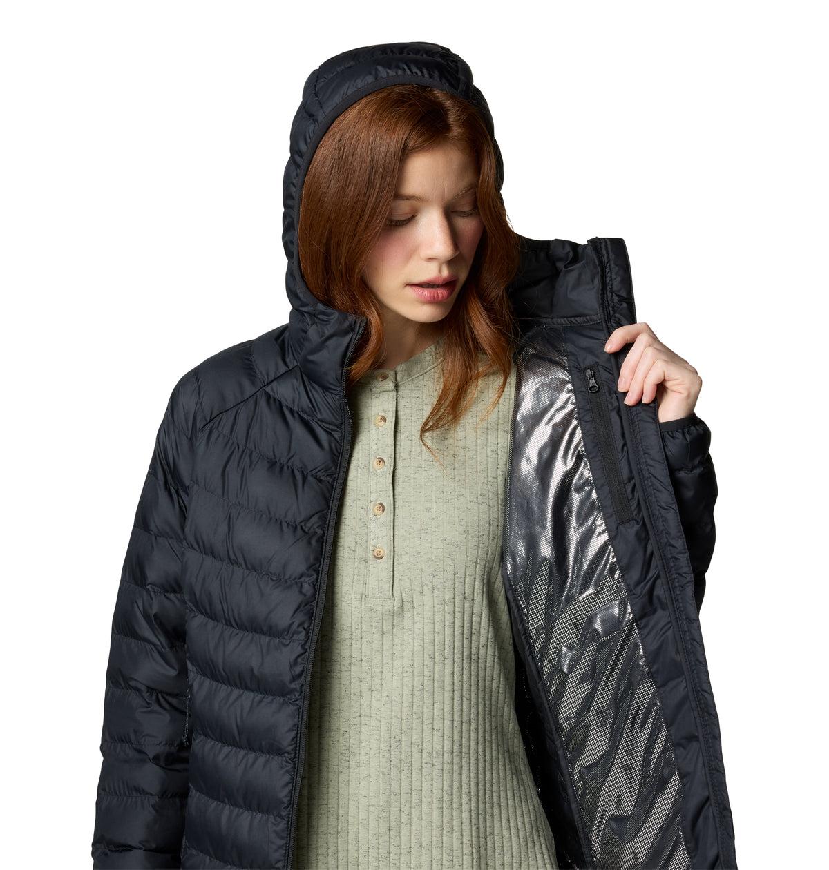 Chamarra Térmica para Mujer Columbia Powder Lite II Hooded Jacket
