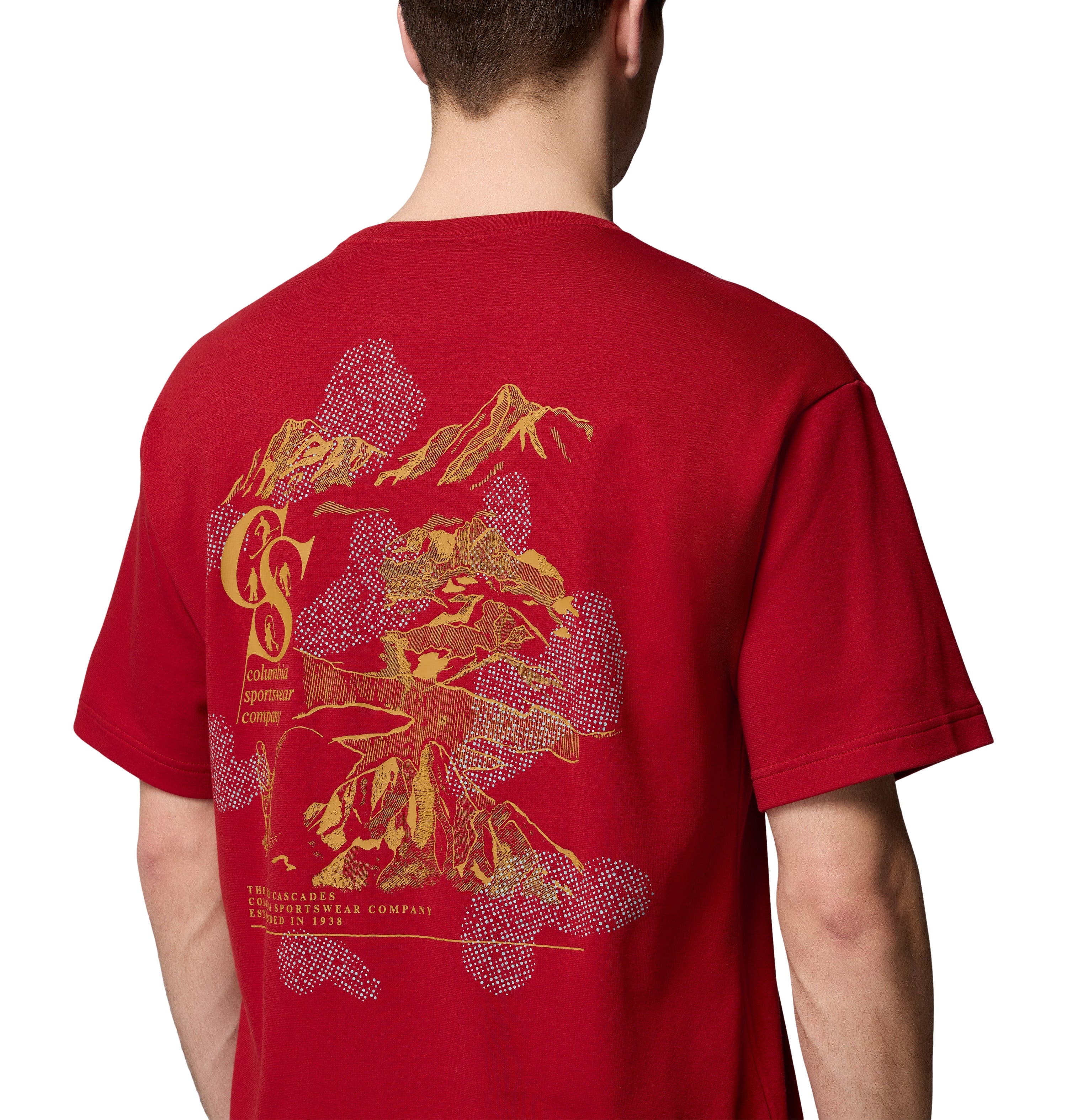 Playera de manga corta para hombre Columbia CSC Heritage Graphic Tee