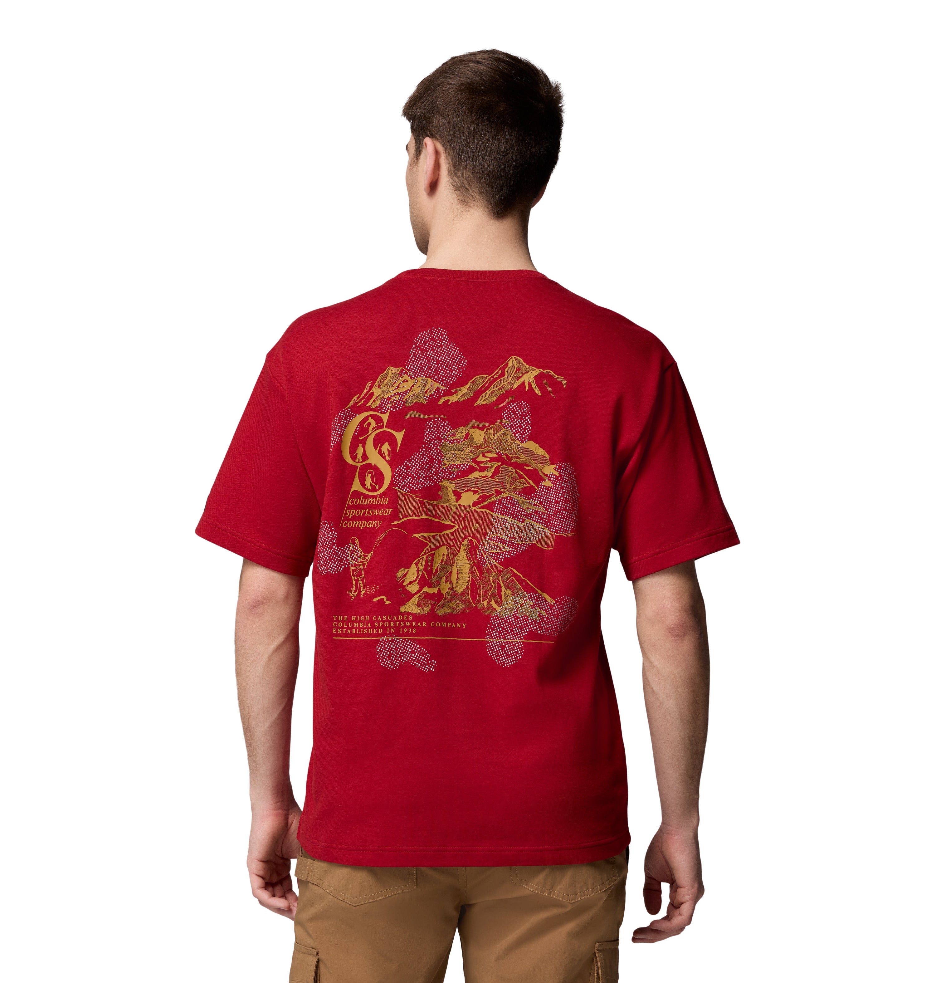 Playera de manga corta para hombre Columbia CSC Heritage Graphic Tee