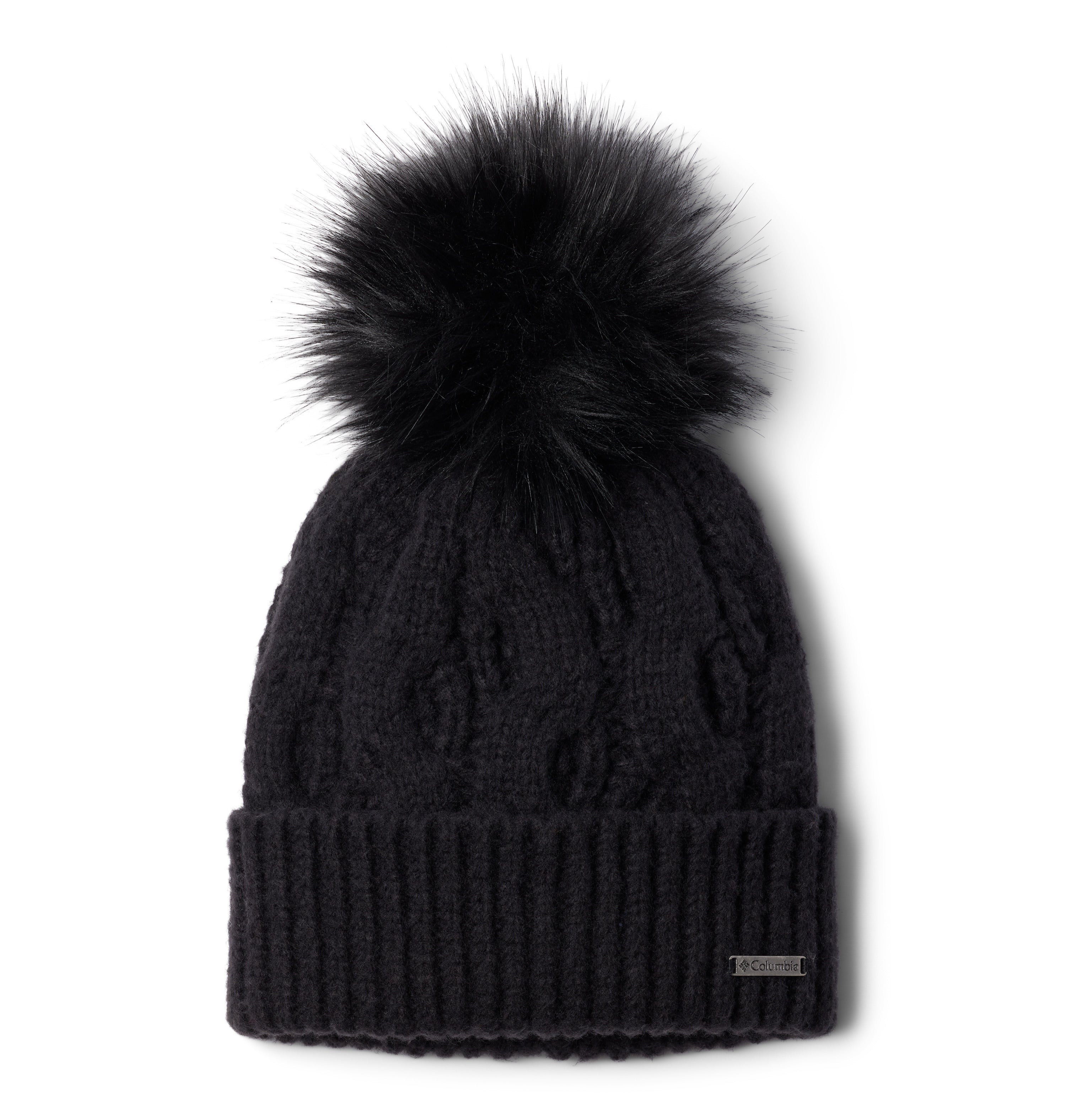 Gorro para mujer Columbia Boundless Days Cable Knit Pom Beanie