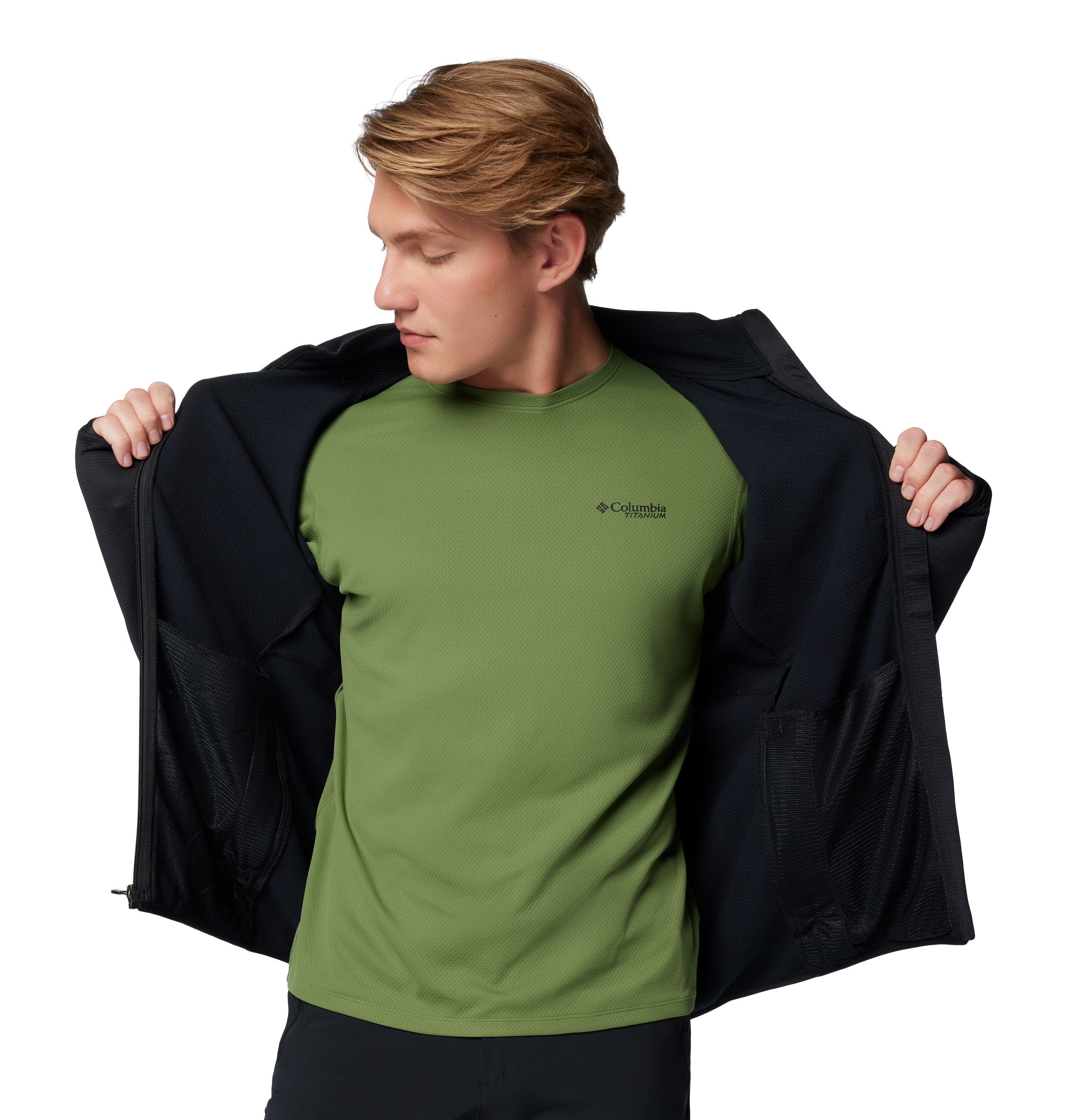 Chamarra para hombre Columbia Triple Canyon Grid Fleece FZ II