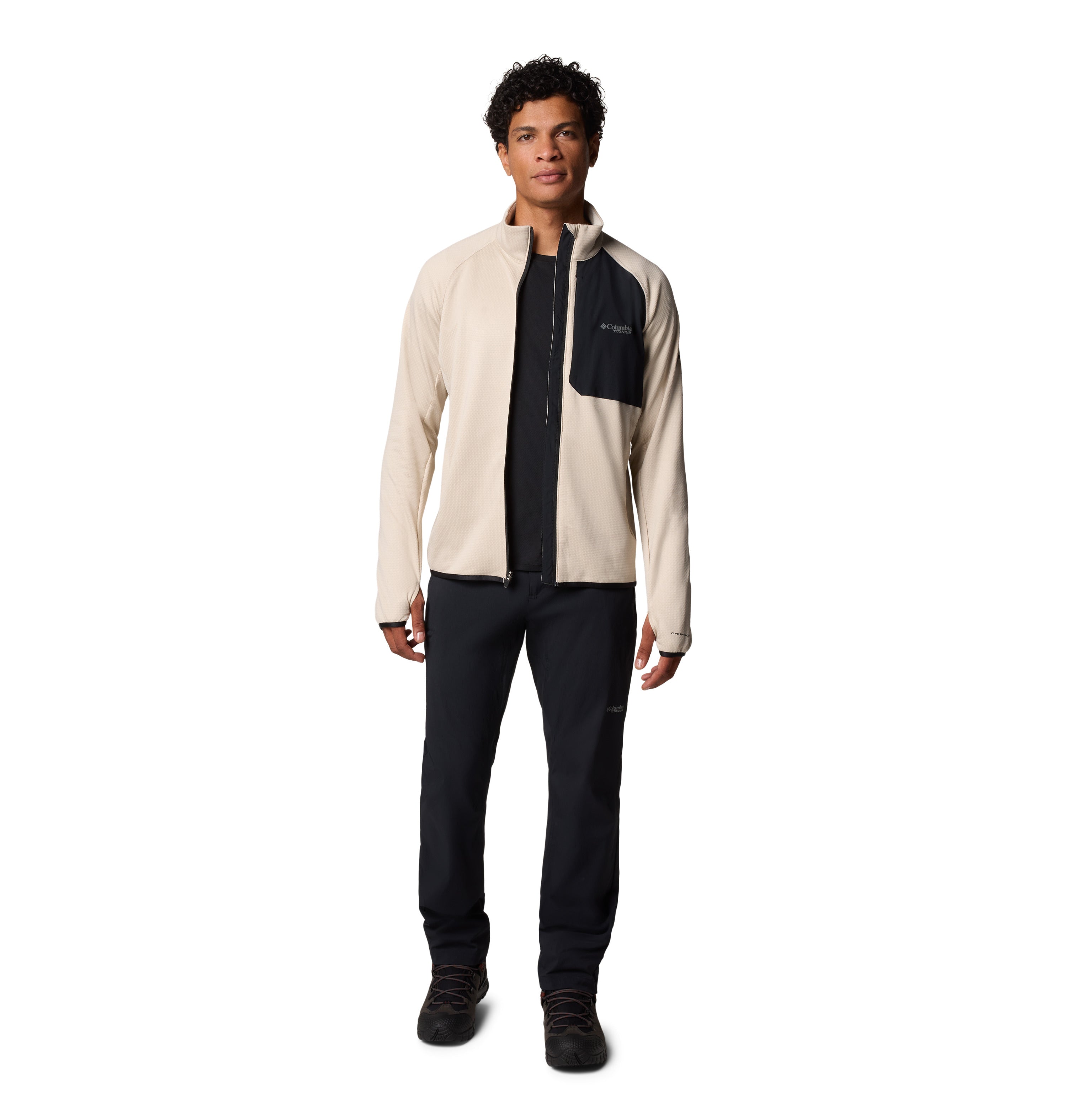 Chamarra para hombre Columbia Triple Canyon Grid Fleece FZ II
