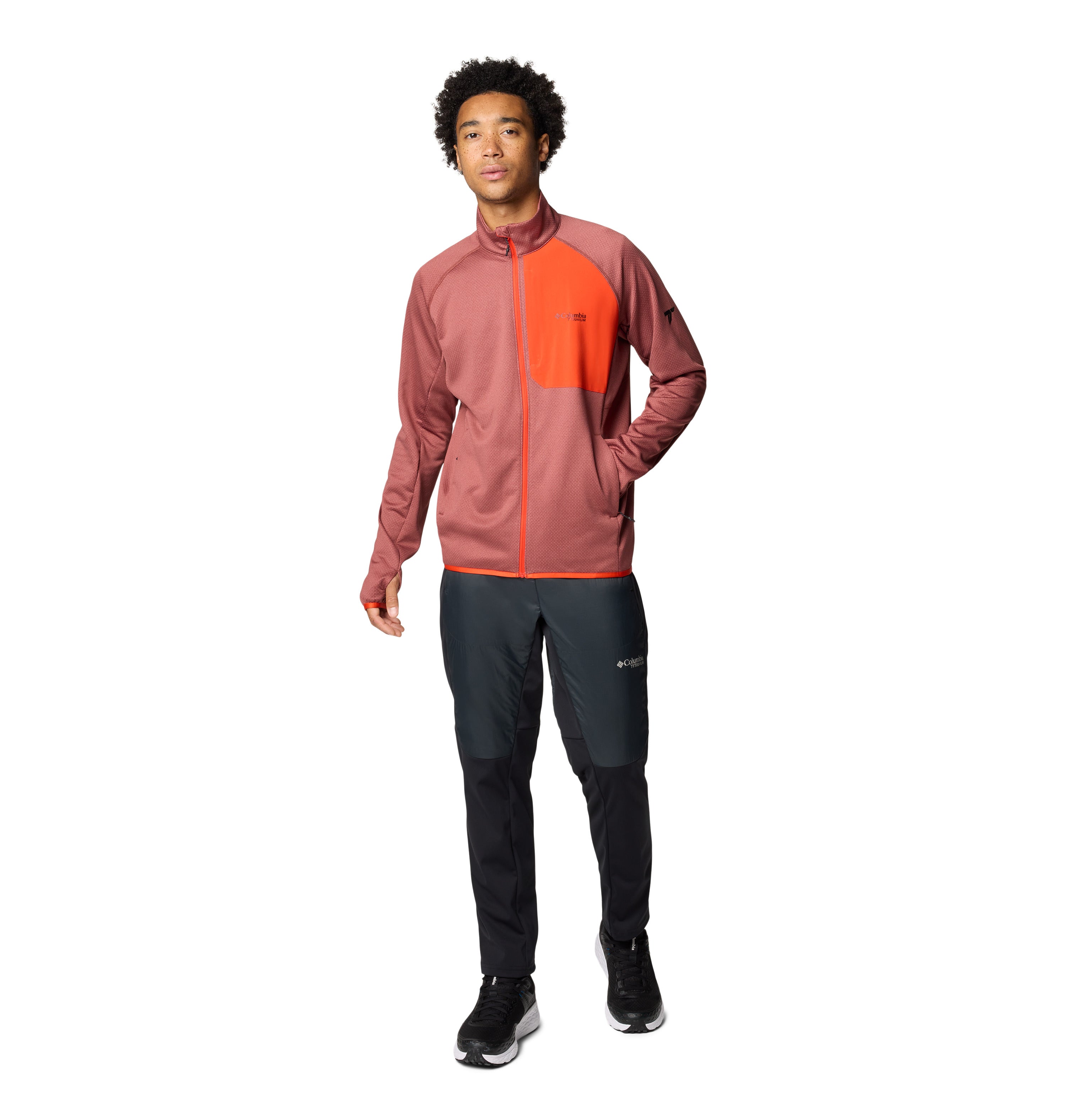 Chamarra para hombre Columbia Triple Canyon Grid Fleece FZ II
