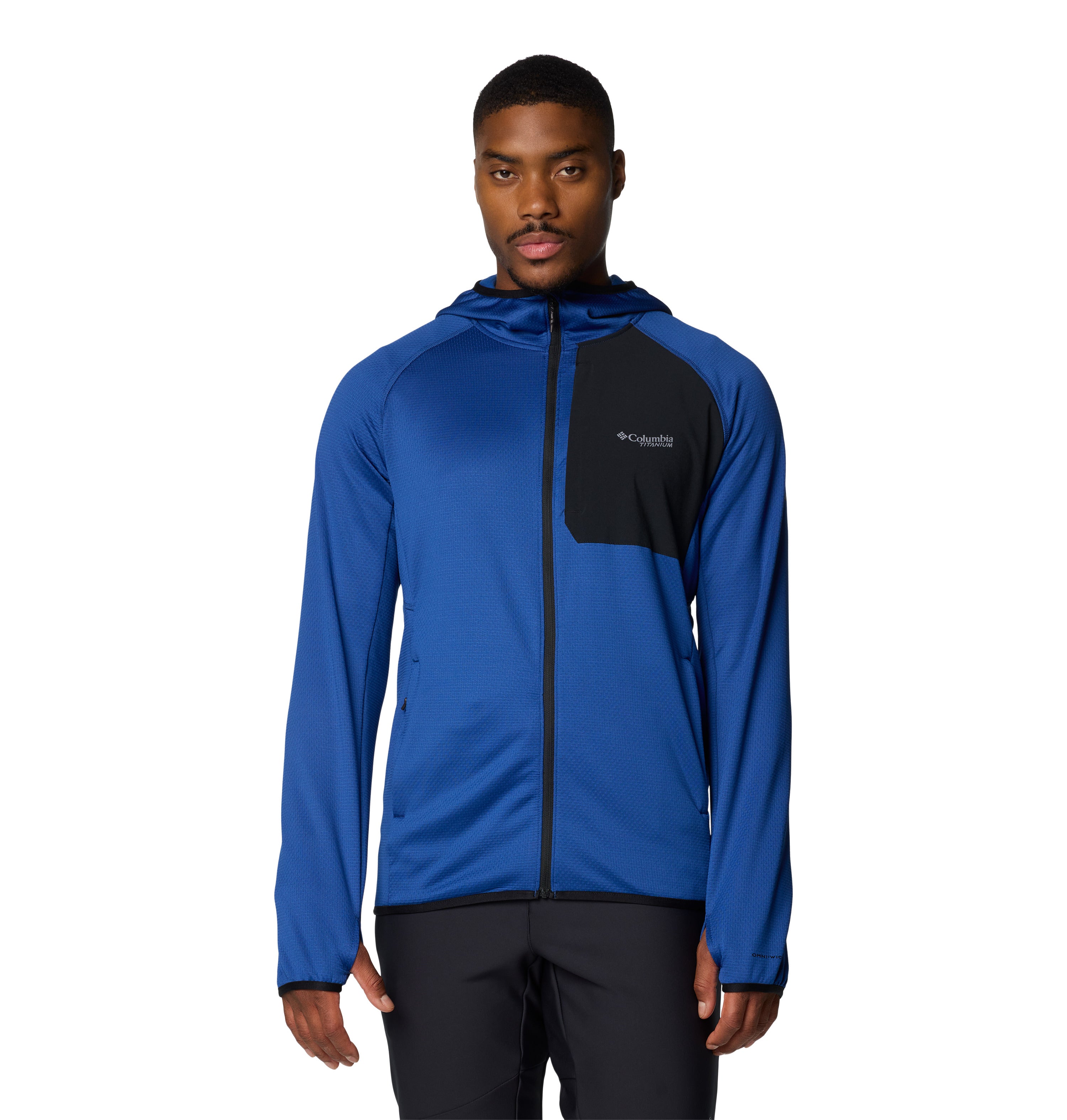Chamarra con gorro para hombre Columbia Triple Canyon Grid Fleece FZ II