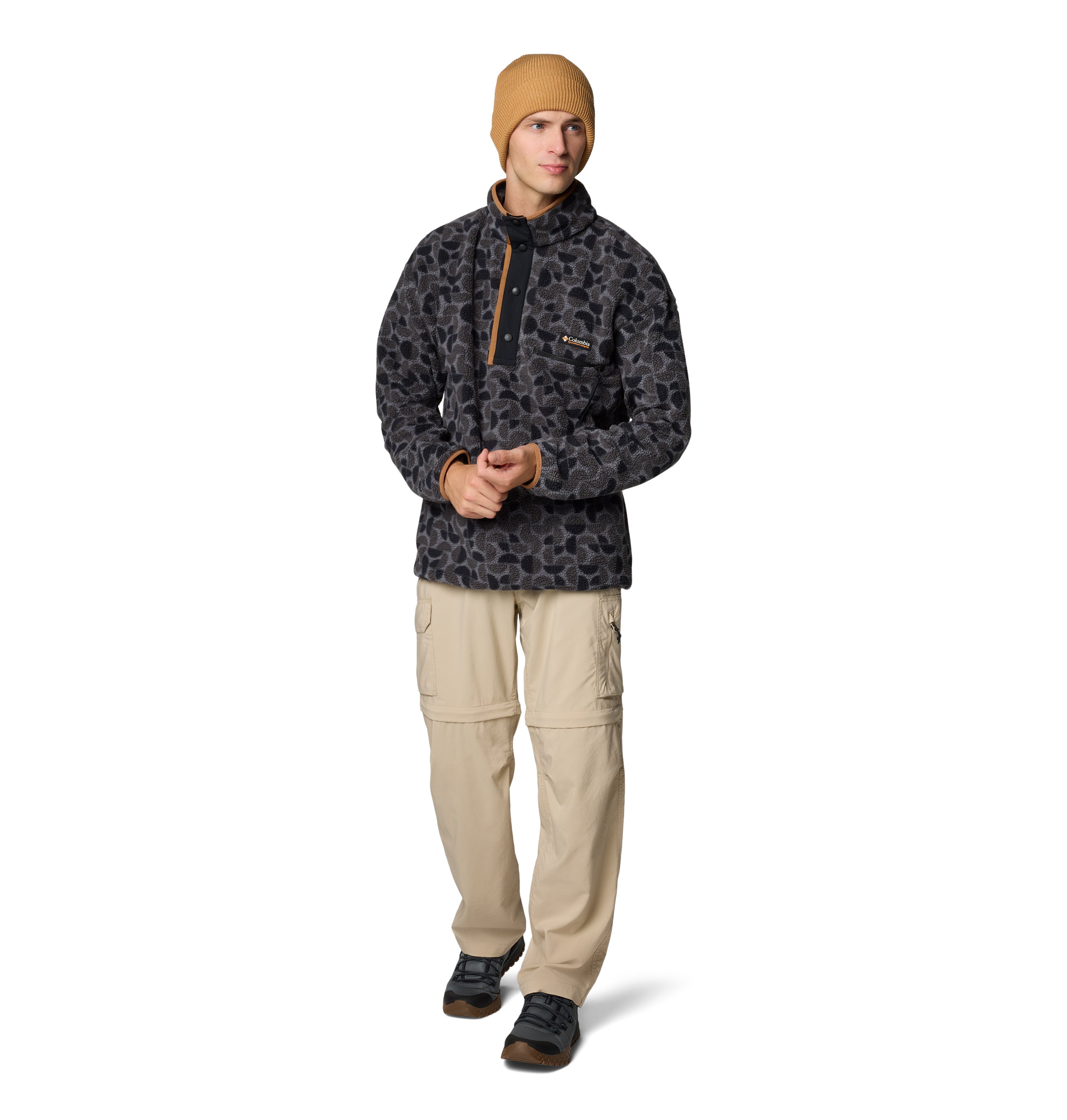 Sudadera para hombre Columbia Helvetia Printed Half Snap Fleece