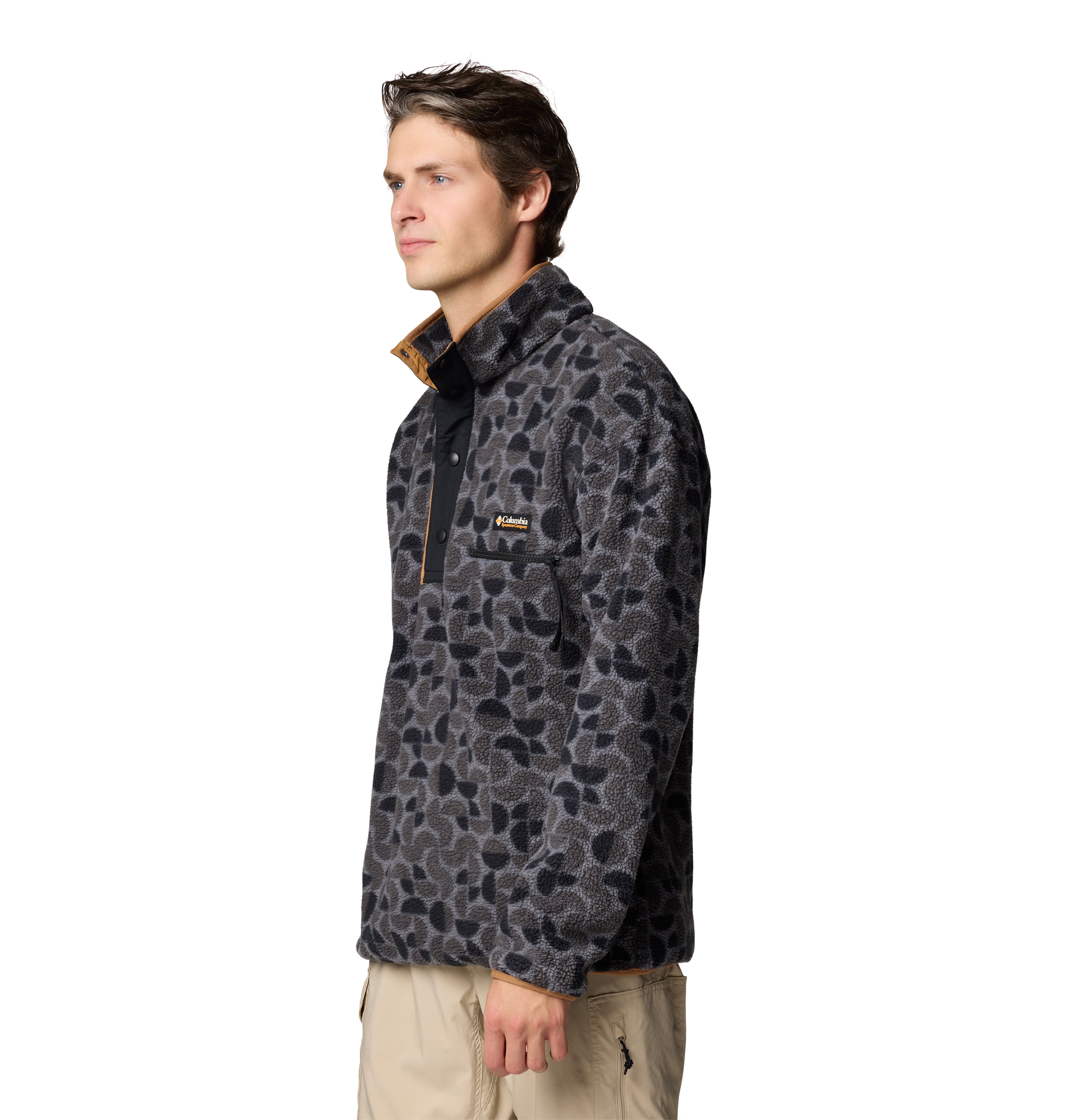 Sudadera para hombre Columbia Helvetia Printed Half Snap Fleece