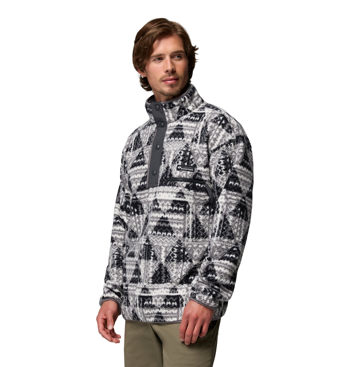 Sudadera para Hombre Columbia Helvetia II Printed Half Snap Fleece