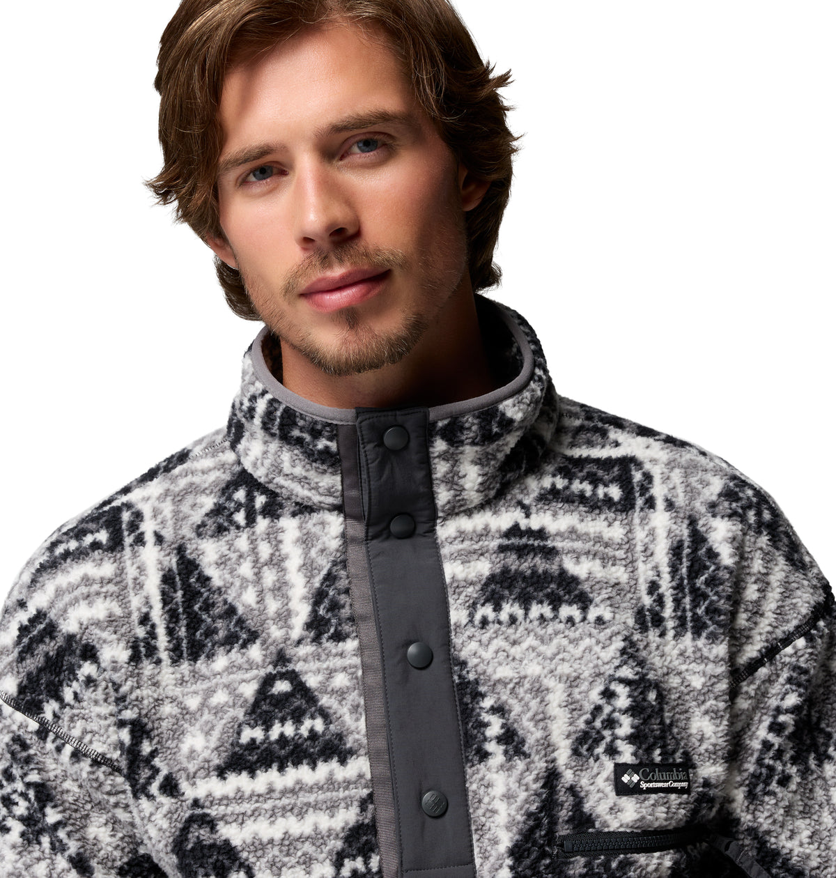 Sudadera para Hombre Columbia Helvetia II Printed Half Snap Fleece