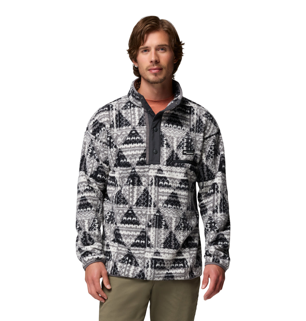 Sudadera para Hombre Columbia Helvetia II Printed Half Snap Fleece