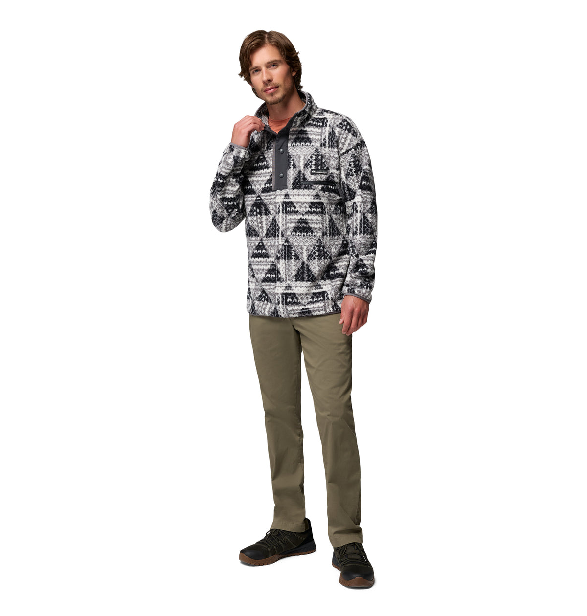 Sudadera para Hombre Columbia Helvetia II Printed Half Snap Fleece