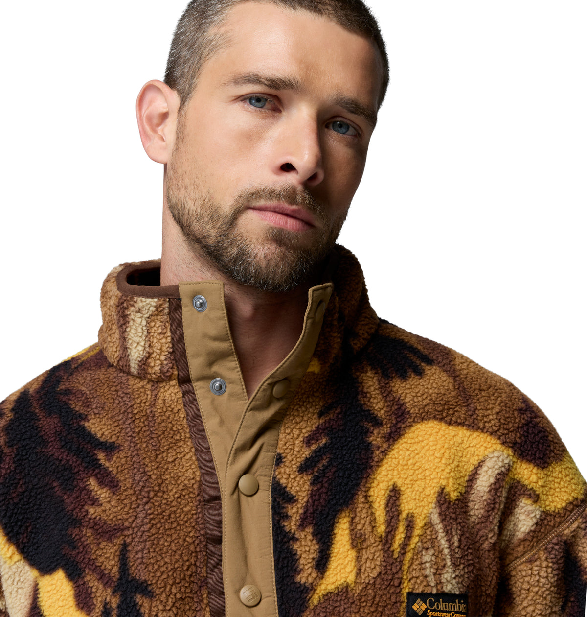 Sudadera para Hombre Columbia Helvetia II Printed Half Snap Fleece