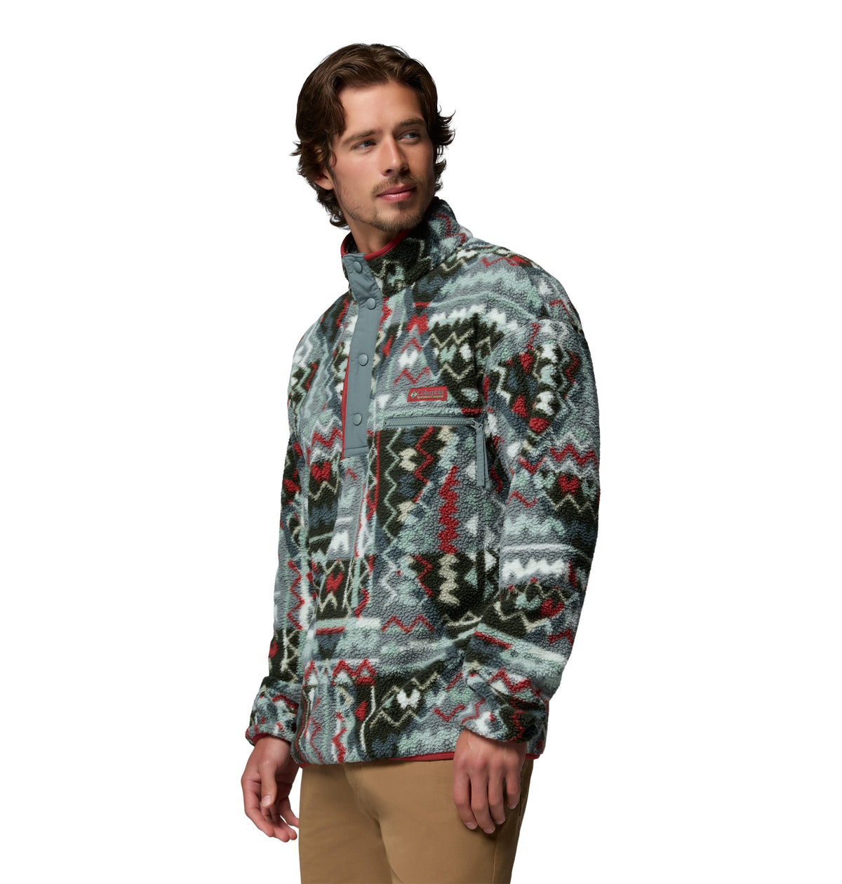 Sudadera para Hombre Columbia Helvetia II Printed Half Snap Fleece