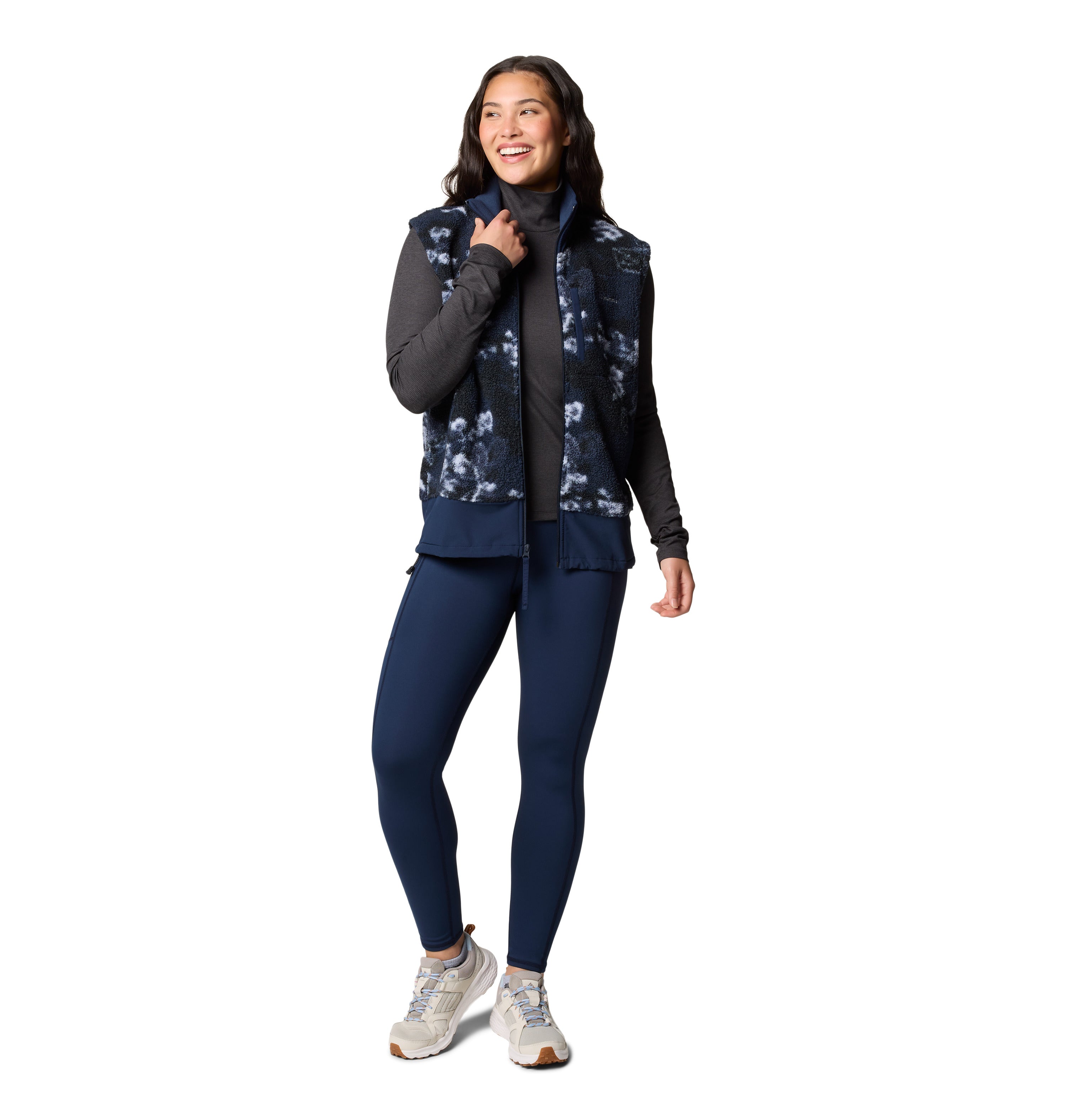 Chaleco para mujer Columbia Boundless Trek Print