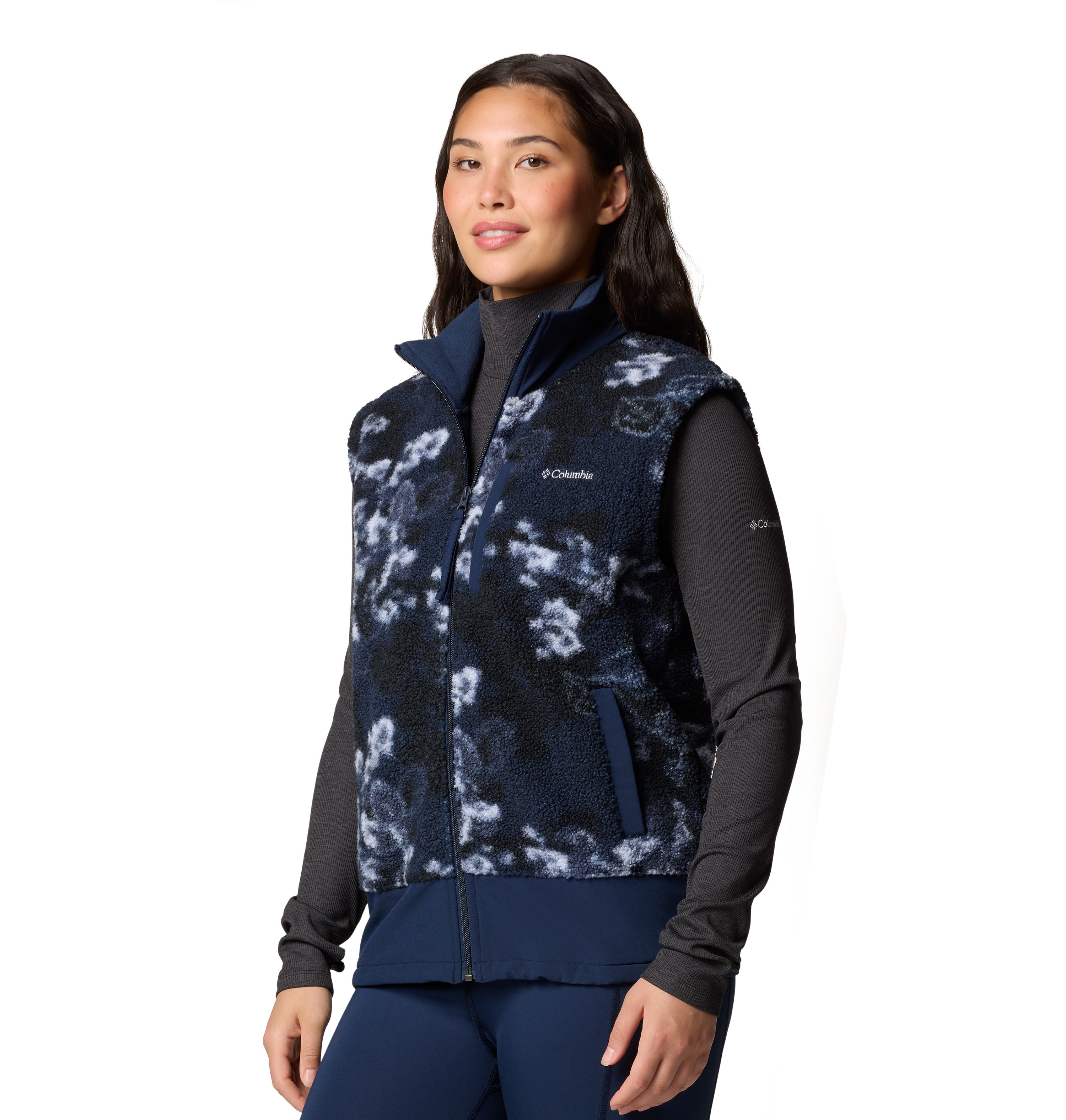 Chaleco para mujer Columbia Boundless Trek Print