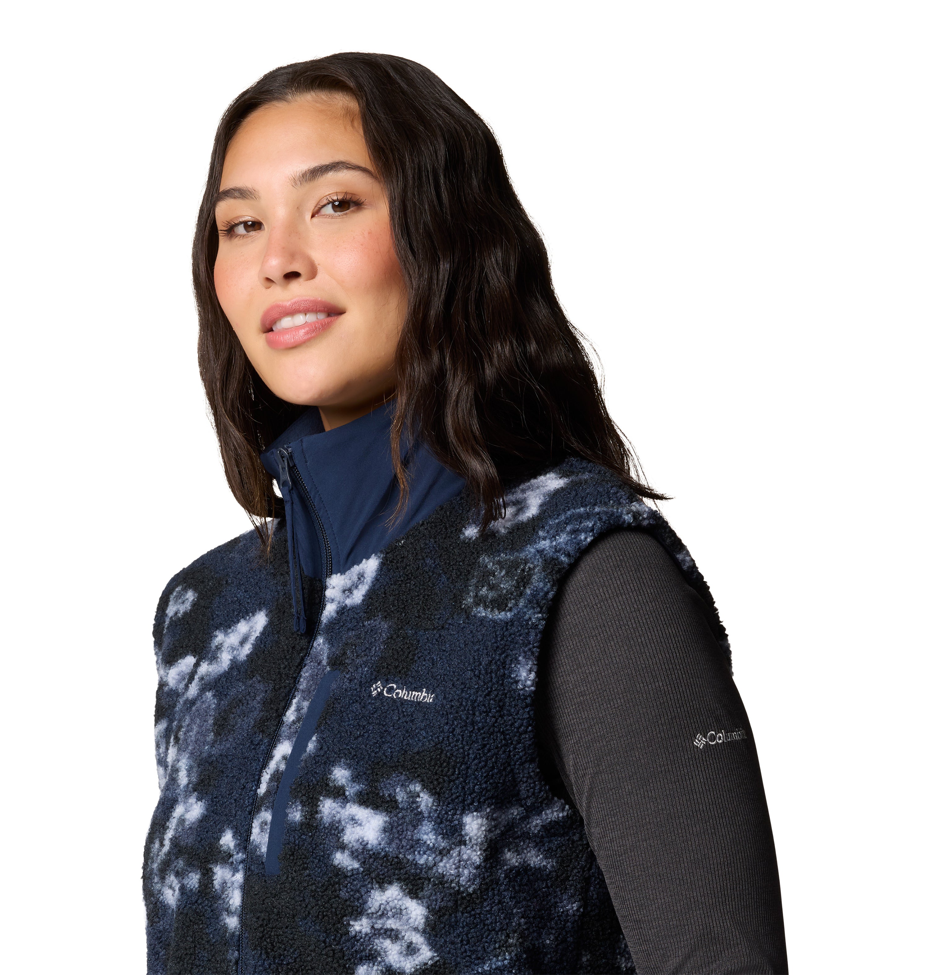 Chaleco para mujer Columbia Boundless Trek Print