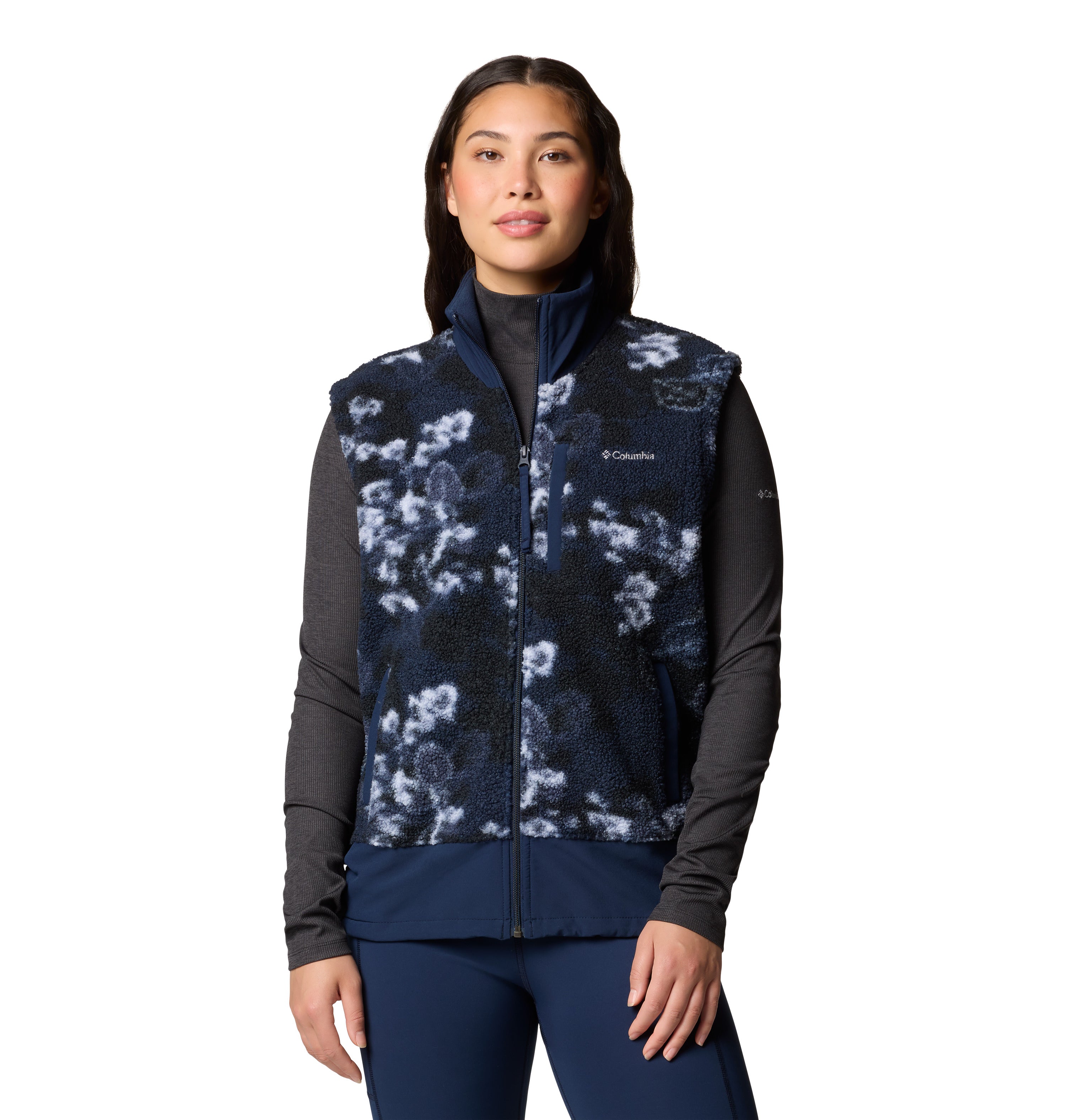 Chaleco para mujer Columbia Boundless Trek Print