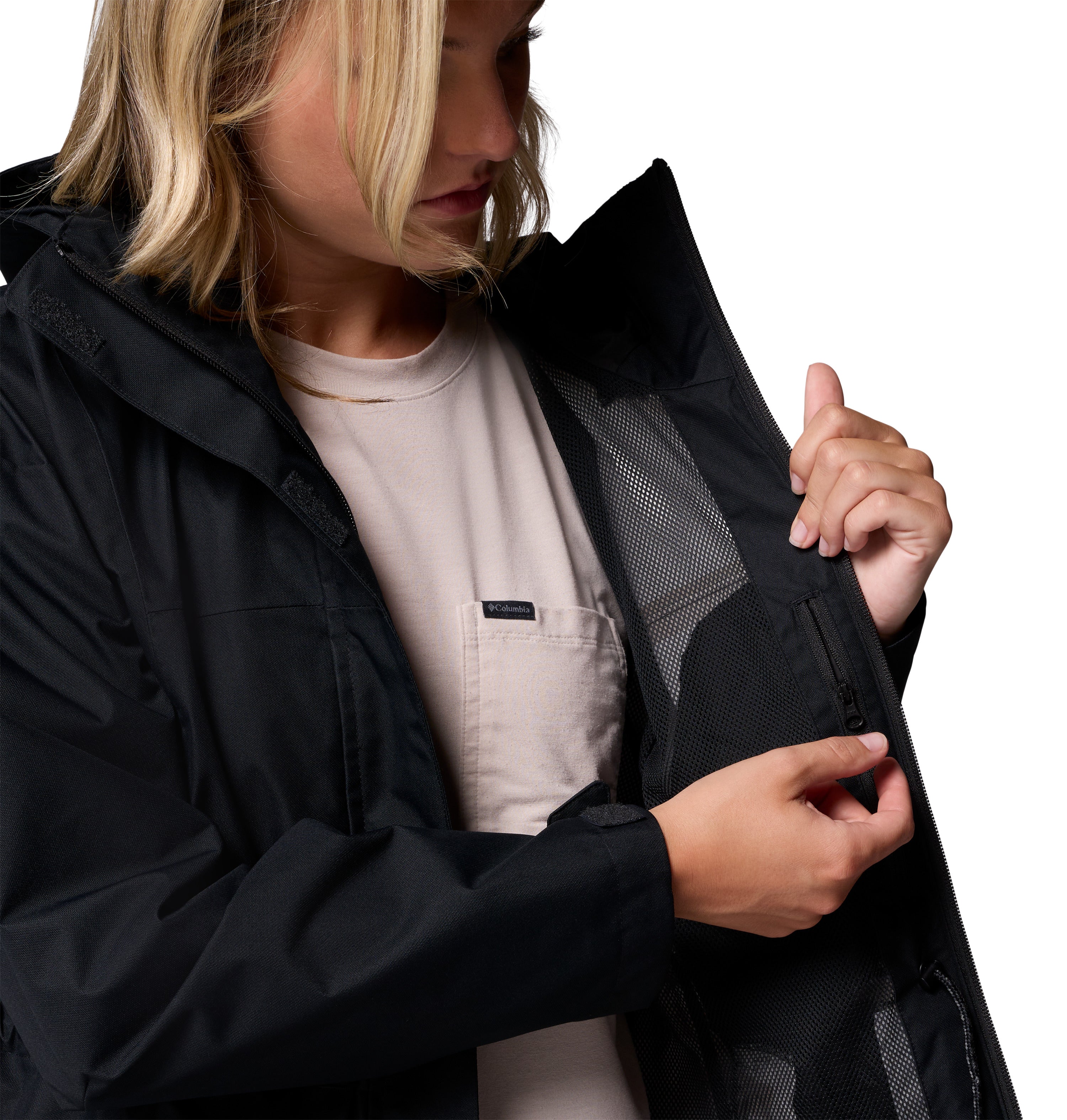 Chamarra Larga Impermeable para Mujer Columbia Hikebound II Jacket