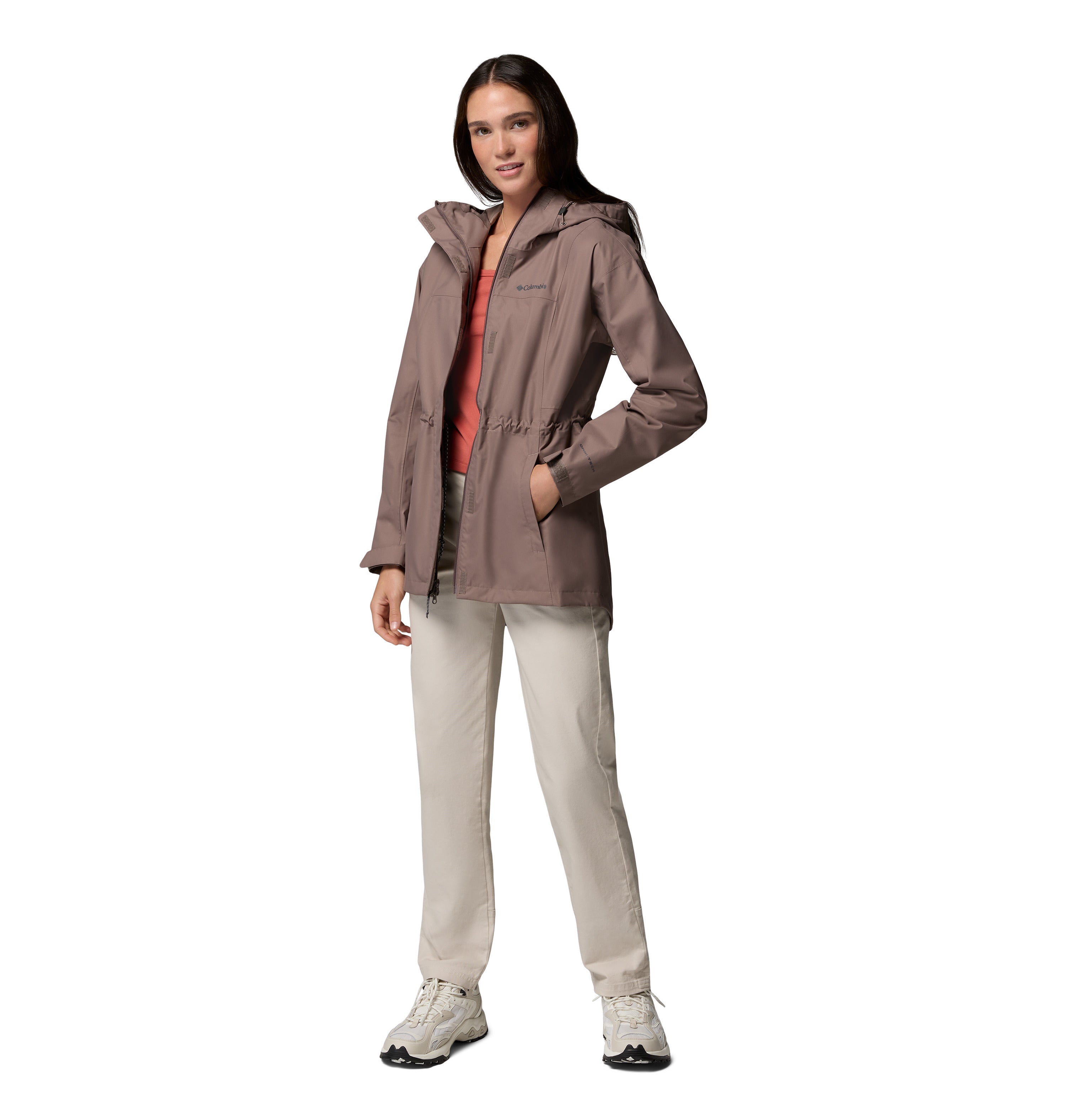 Chamarra Larga Impermeable para Mujer Columbia Hikebound II Jacket