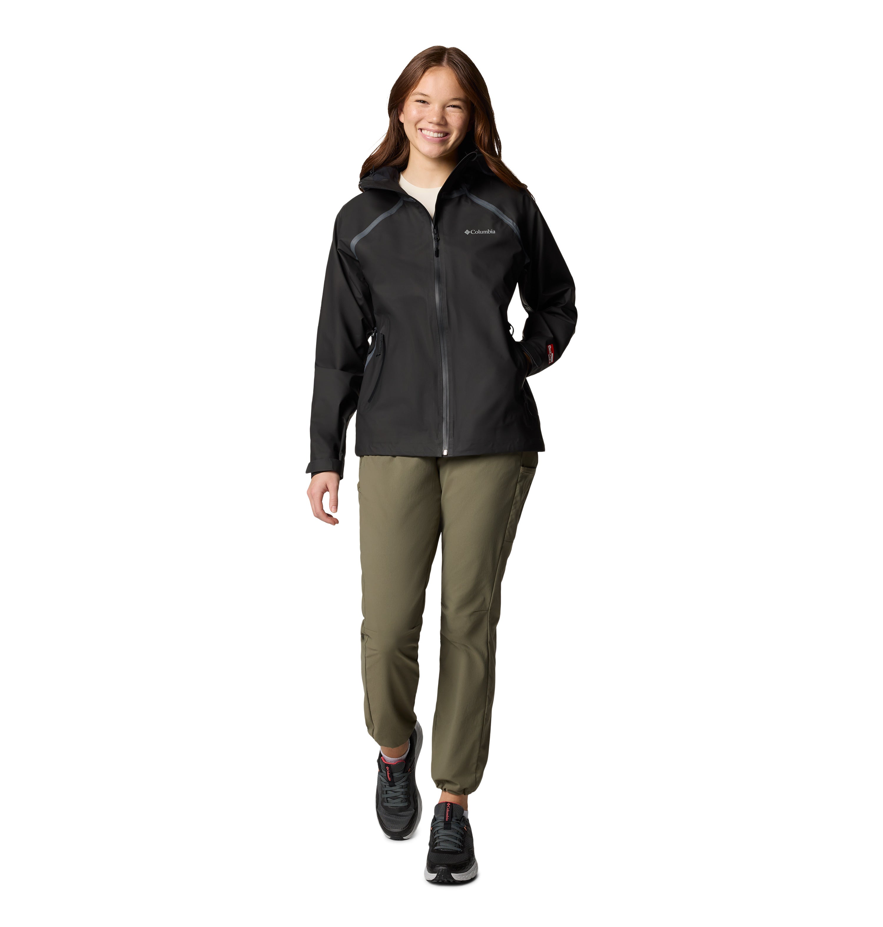 Chamarra impermeable para mujer Columbia Reign No Shine