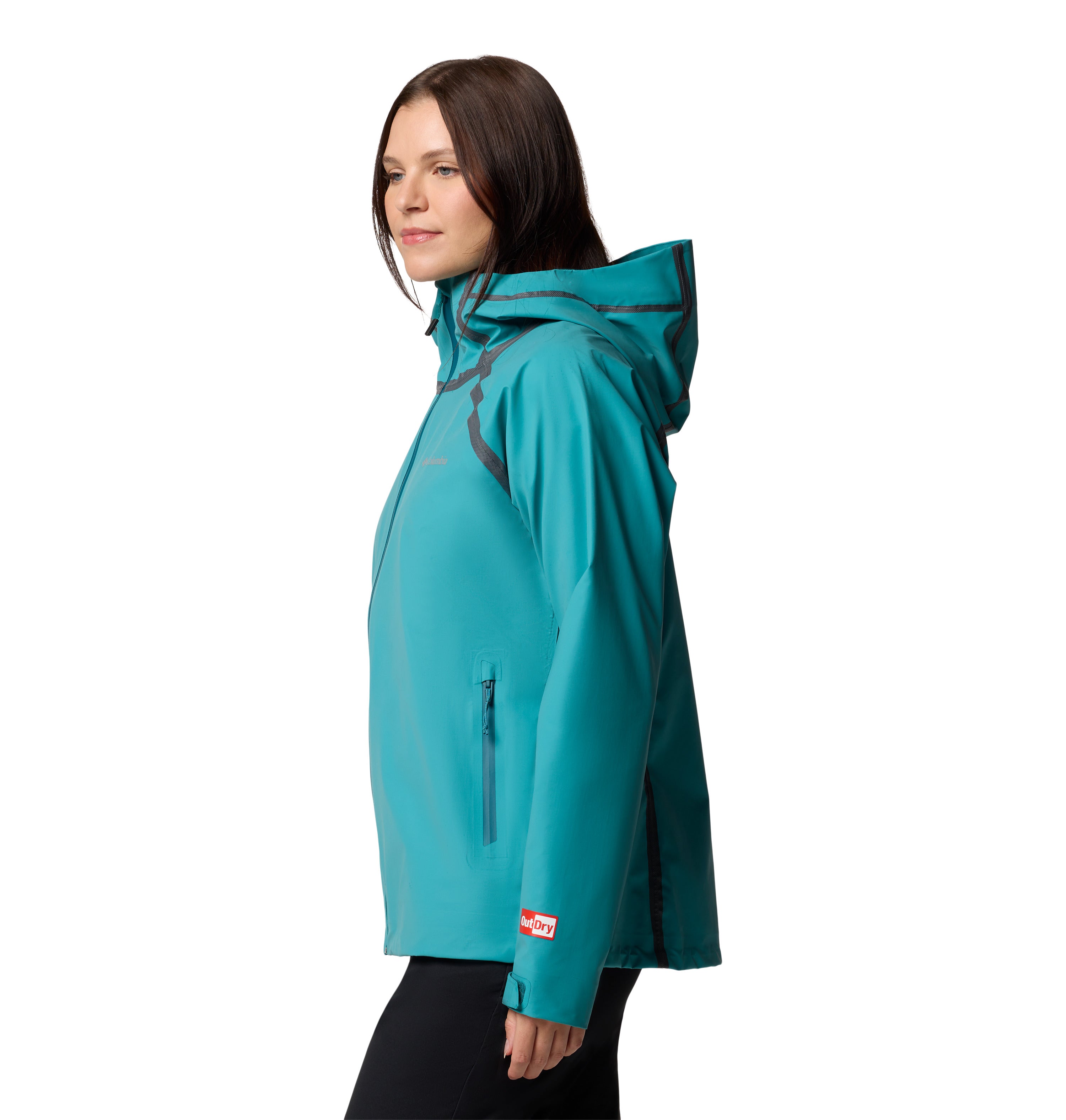 Chamarra impermeable para mujer Columbia Reign No Shine