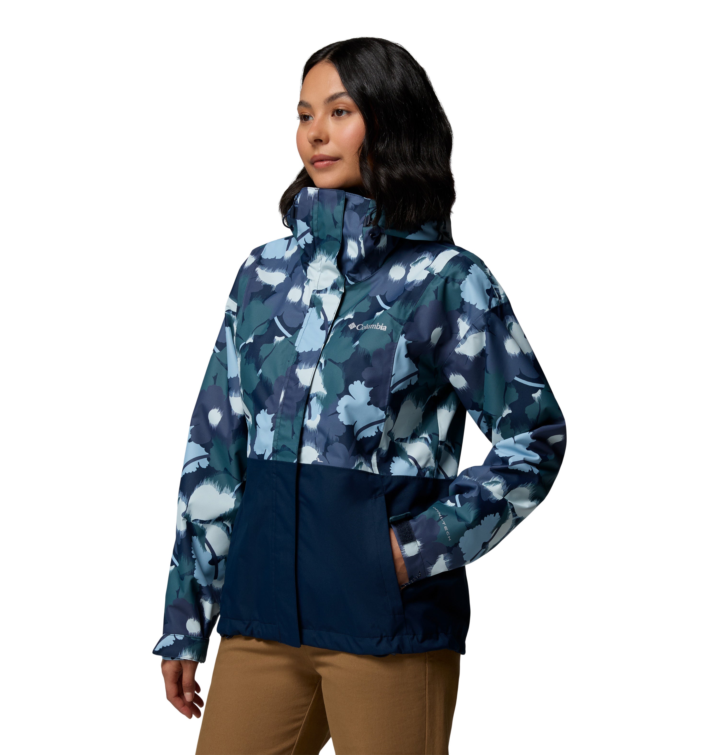 Chamarra Impermeable para Mujer Hikebound Printed Jacket