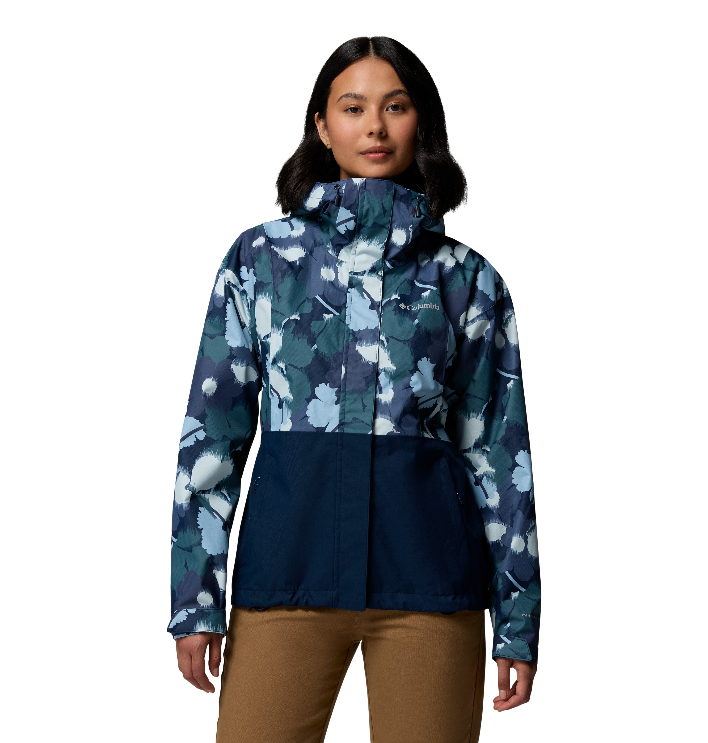 Chamarra Impermeable para Mujer Hikebound Printed Jacket
