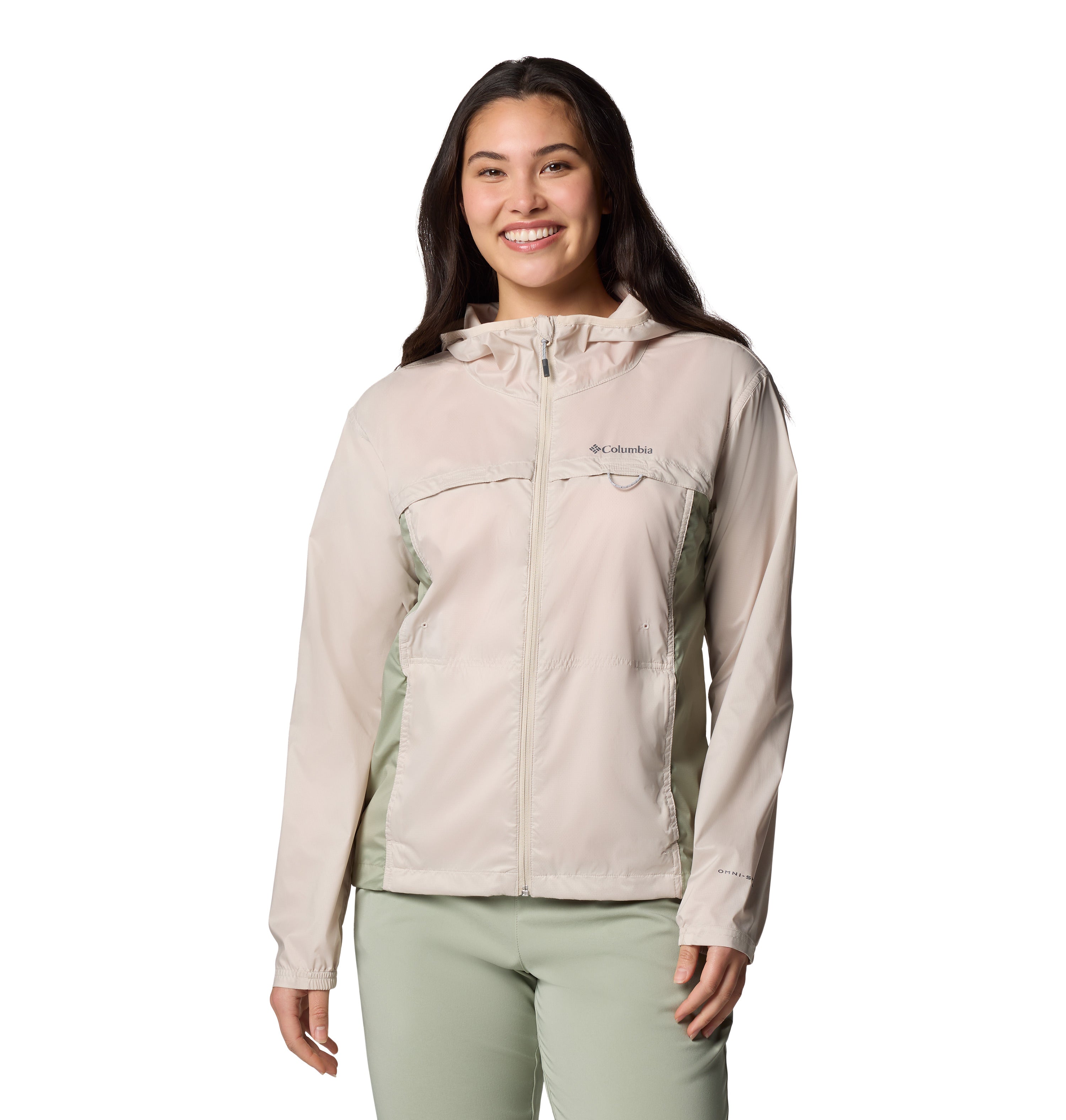 Chamarra rompevientos para mujer Columbia Crested Canyon